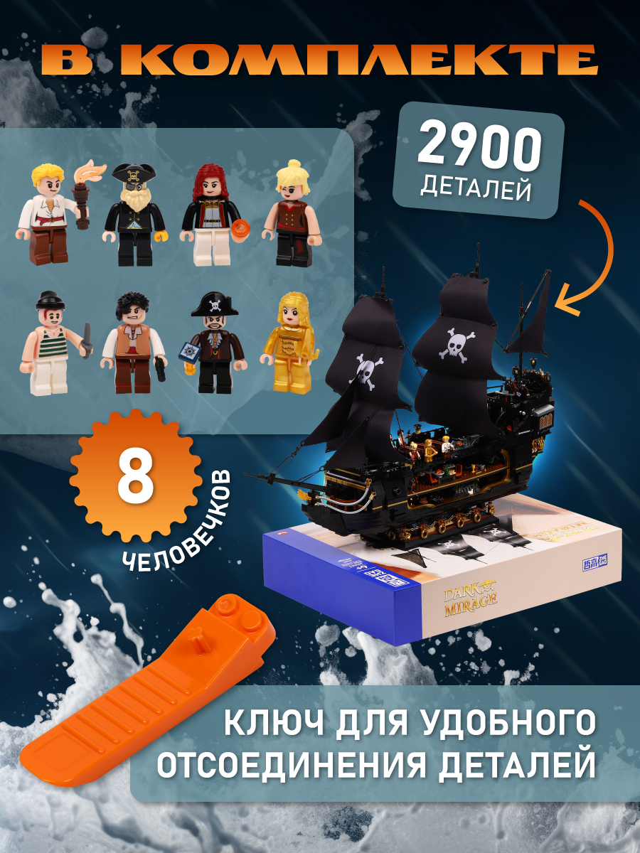 Конструктор ZHEGAO 2900 дет. - фото 9