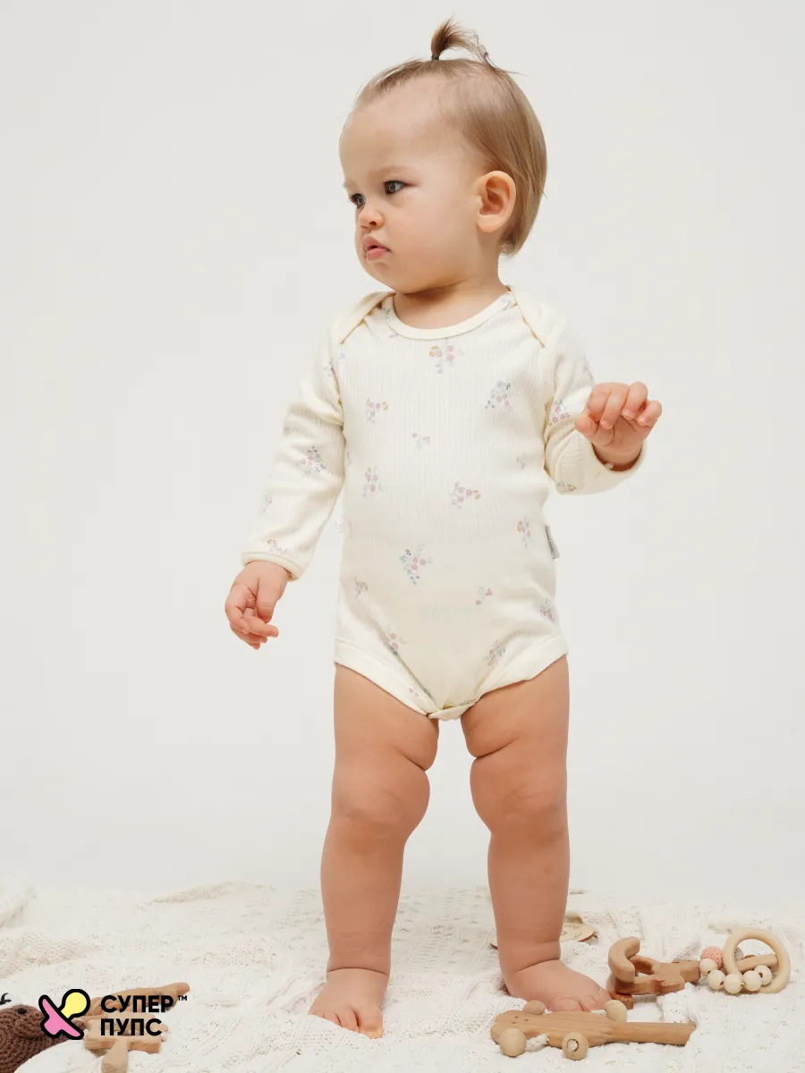 Боди 3 шт Супер Пупс нбр/3пр/бд/sk20/полоска/цветы - фото 18