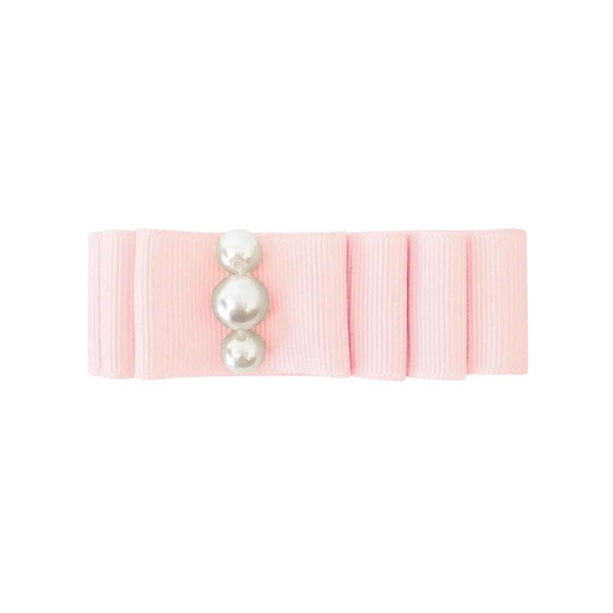 Заколка Milledeux Layered Bow средняя светло-розовая 115-PGC-06 - фото 2