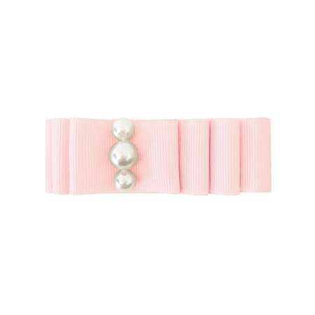Заколка Milledeux Layered Bow средняя светло-розовая
