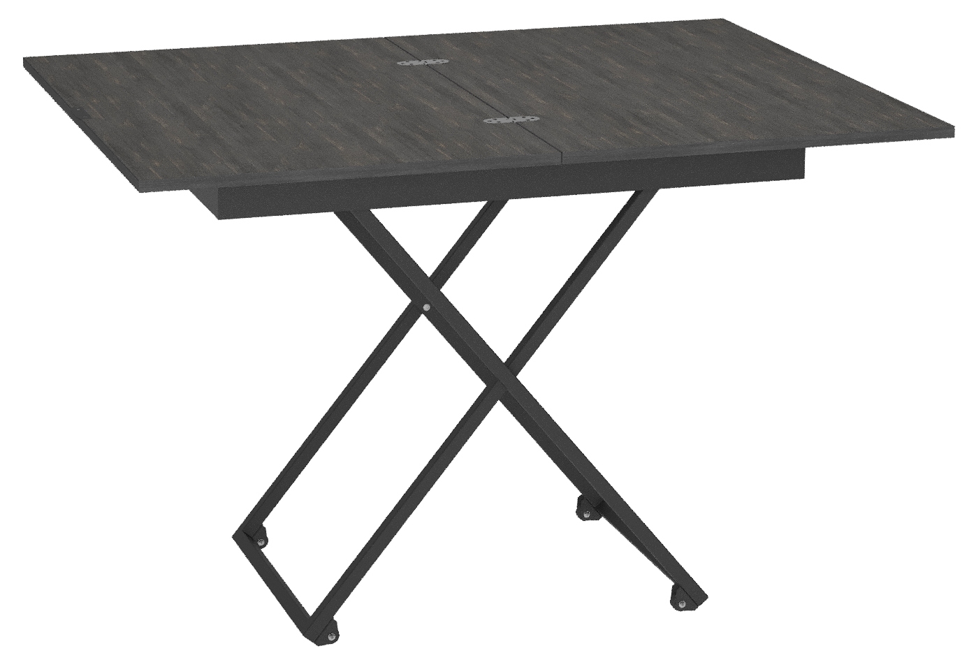 Стол-трансформер КАЛИФОРНИЯ МЕБЕЛЬ Андрэ Loft ЛДСП Интра Черный - фото 4