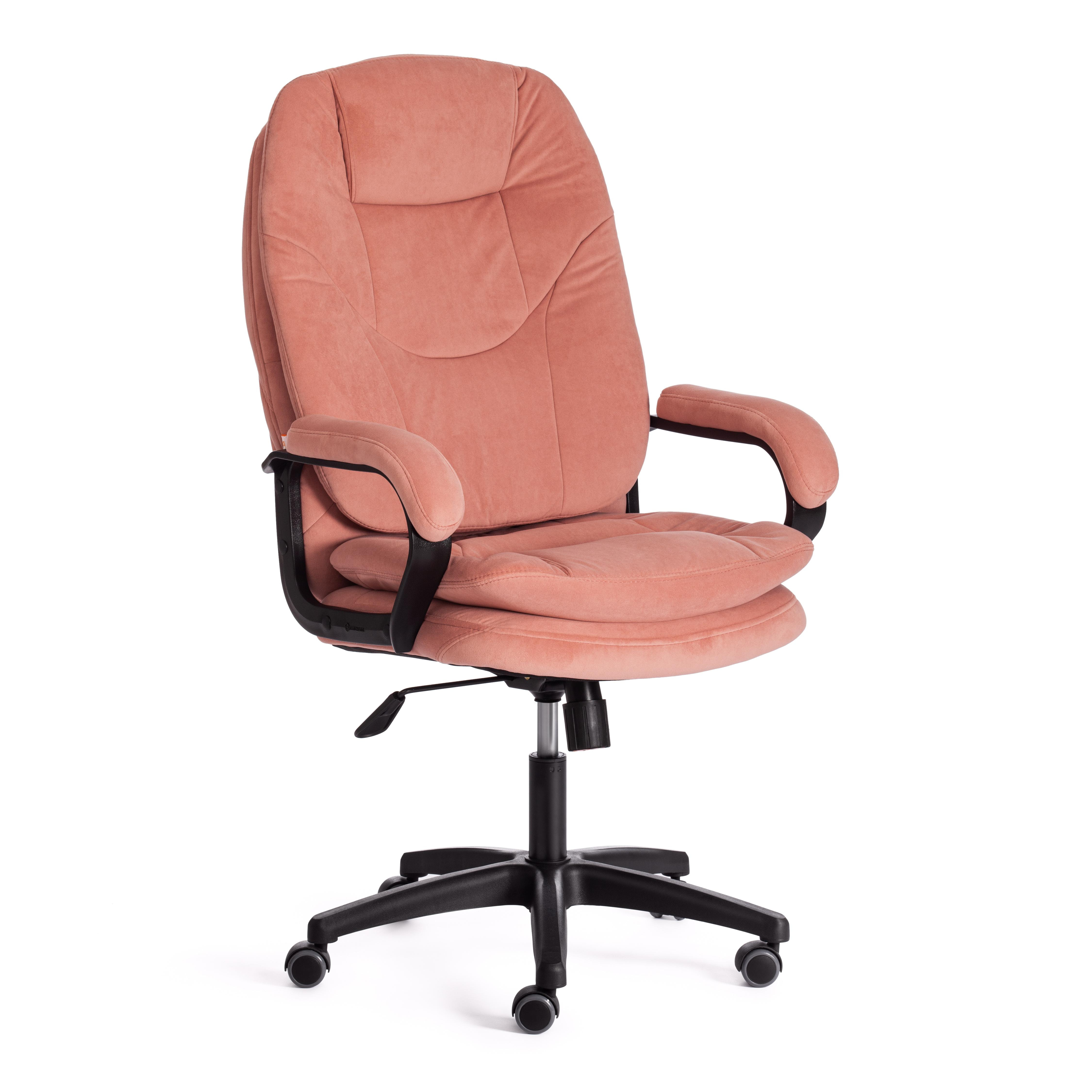 Компьютерное кресло TETCHAIR Комфорт Лт флок розовый - фото 2