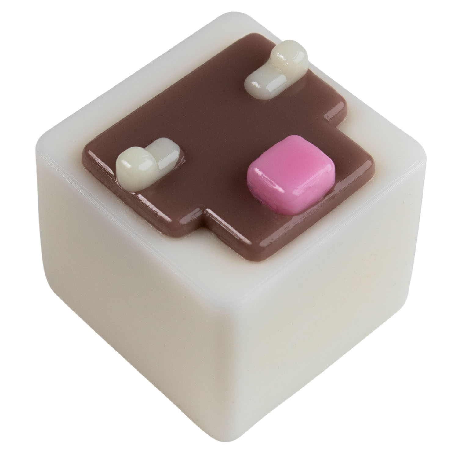 Игрушка-антистресс ТапМи сквиш Кубики Белый - фото 3