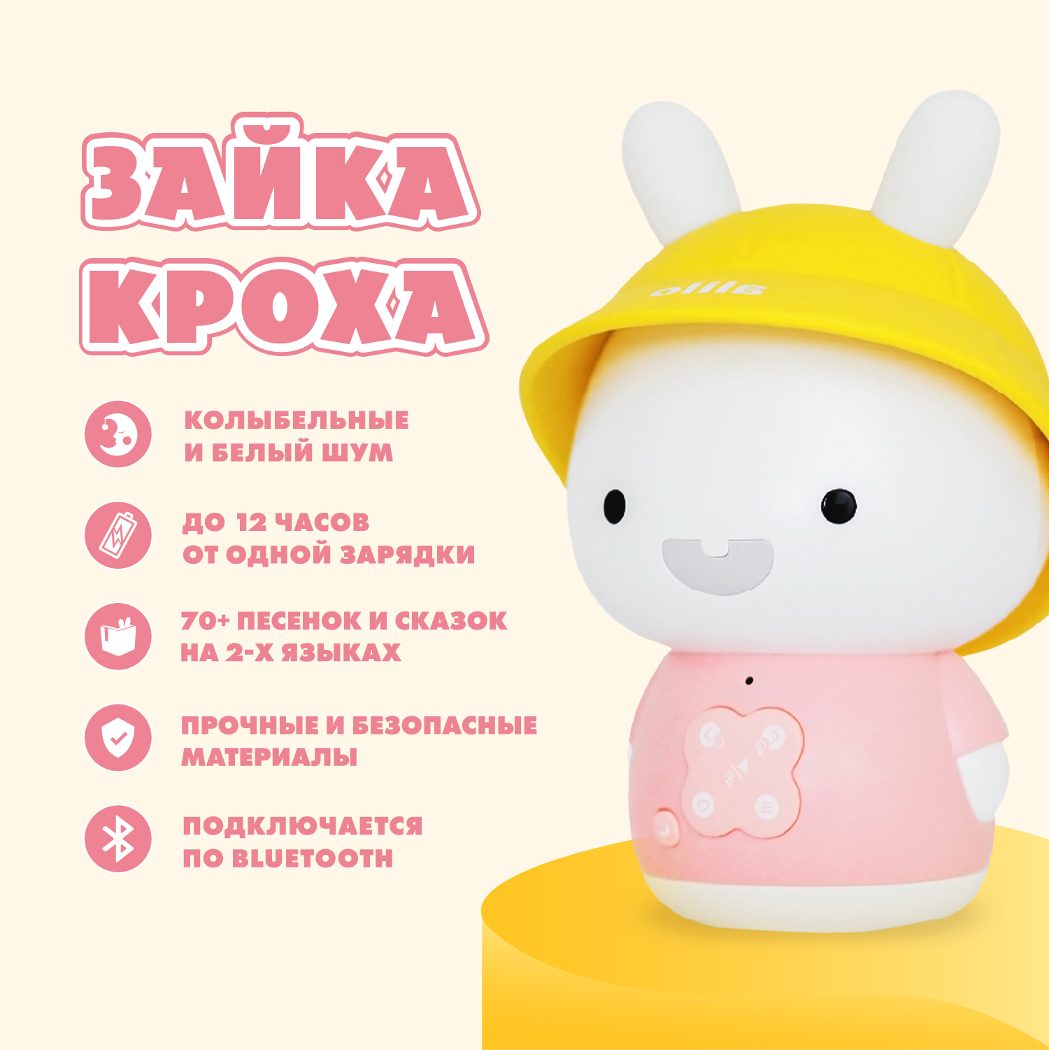 Игрушка alilo Зайка-Кроха - фото 1