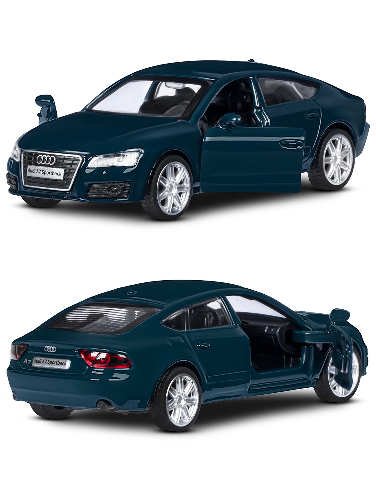 Автомобиль АВТОпанорама Audi A7 1:43 JB1251271 - фото 7