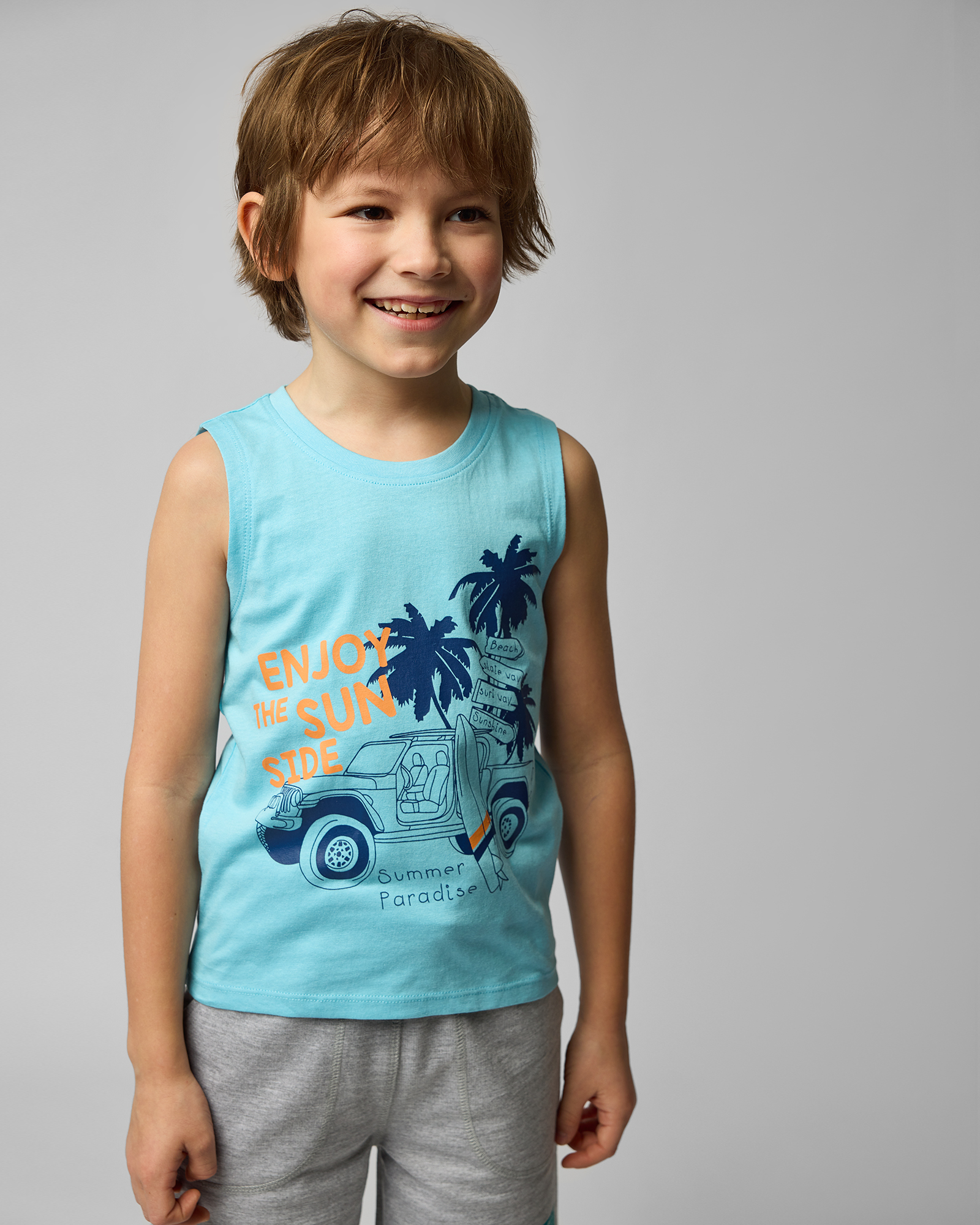 Изображение товара Детская летняя майка Futurino с ярким принтом