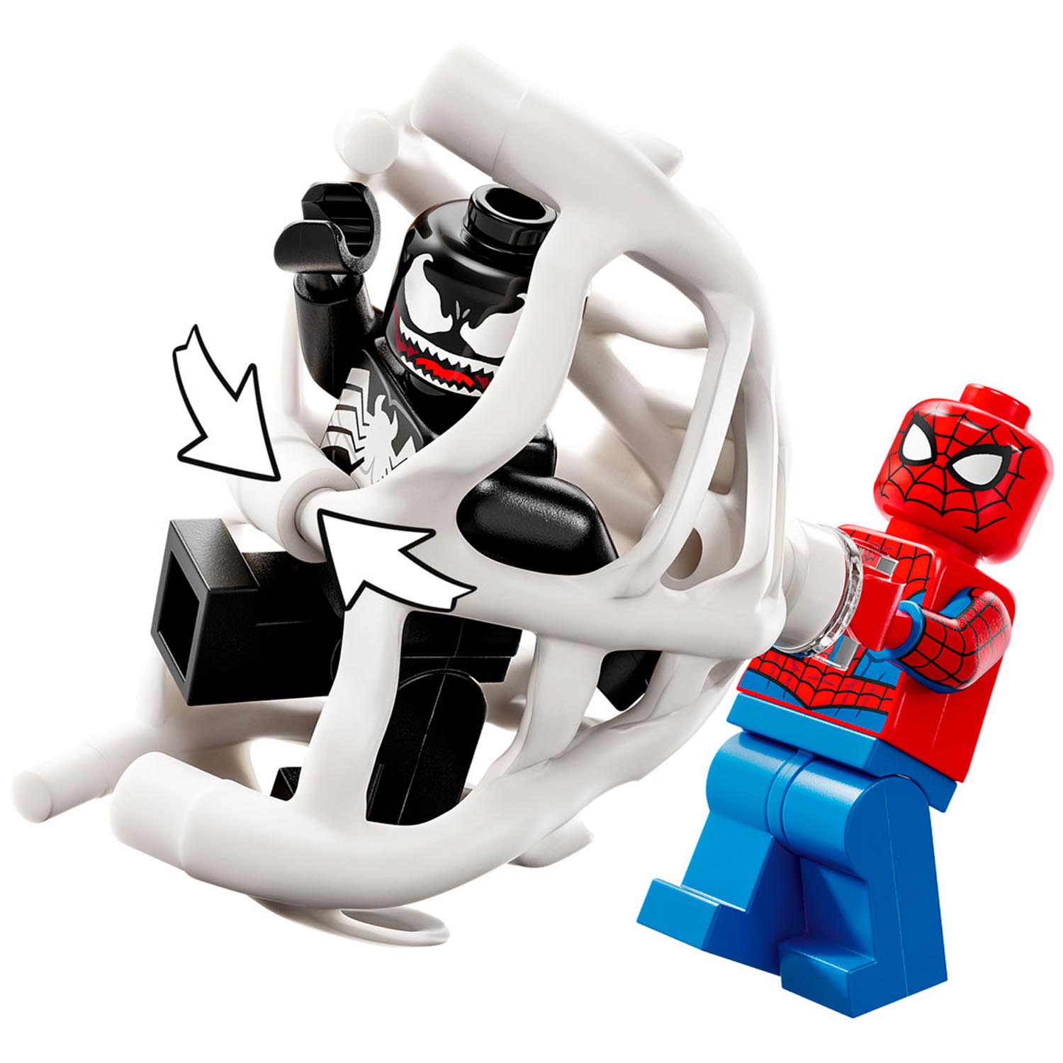 Конструктор LEGO Marvel Super Heroes Человека-Паук против Венома блочный - фото 5
