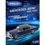Автомобиль Welly Mercedes 1963 Мерседес-Бенц 600 1:24