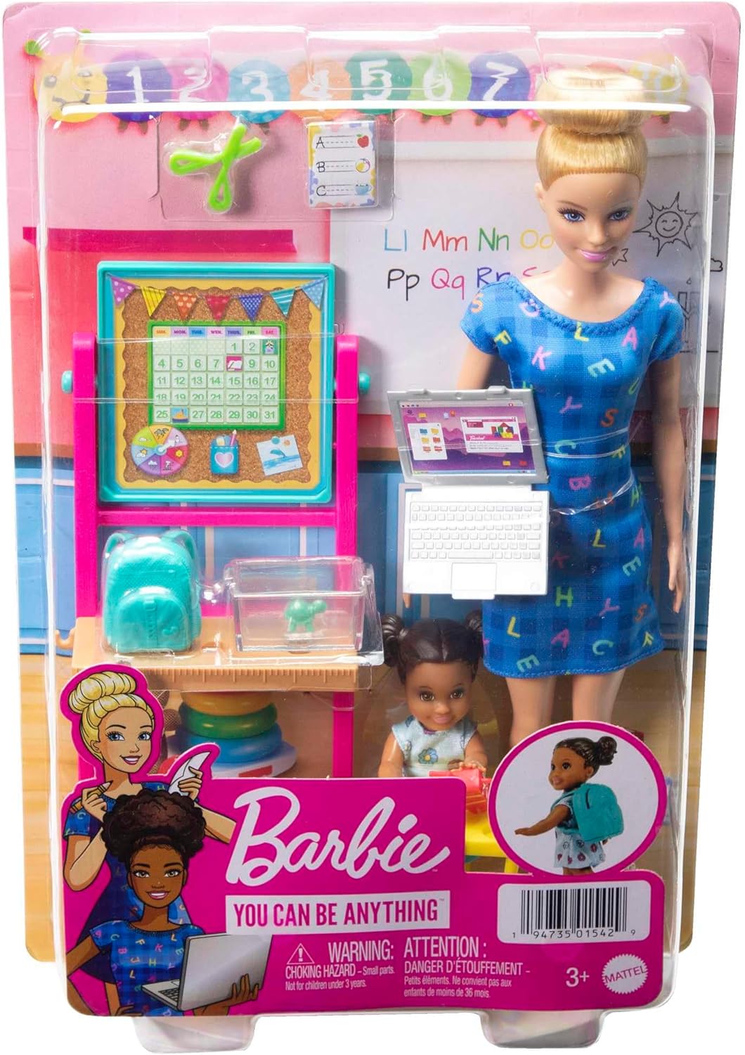 Кукла модельная Barbie Кем быть? Учительница HCN19 - фото 6