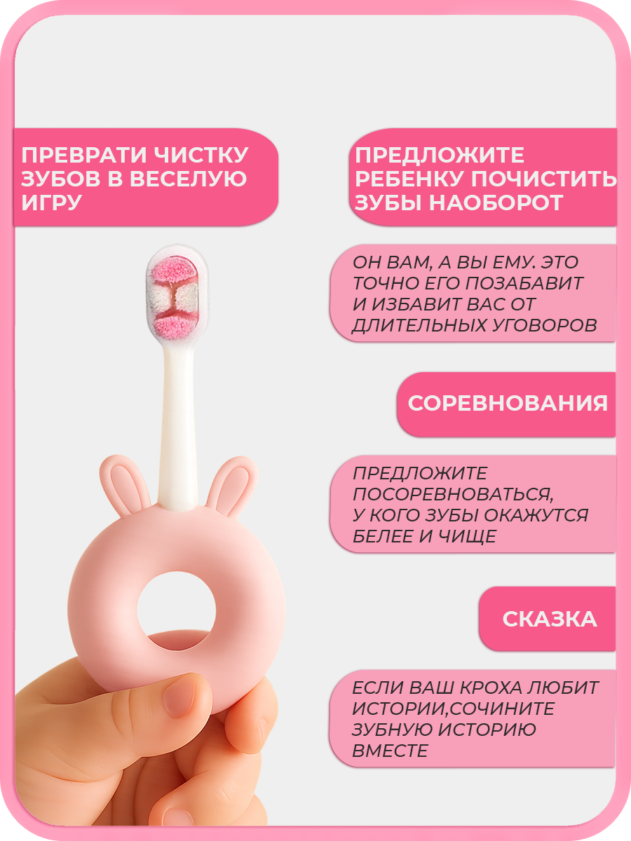 Зубная щетка классическая Чистый Зуб от 0 лет 1 шт. - фото 5