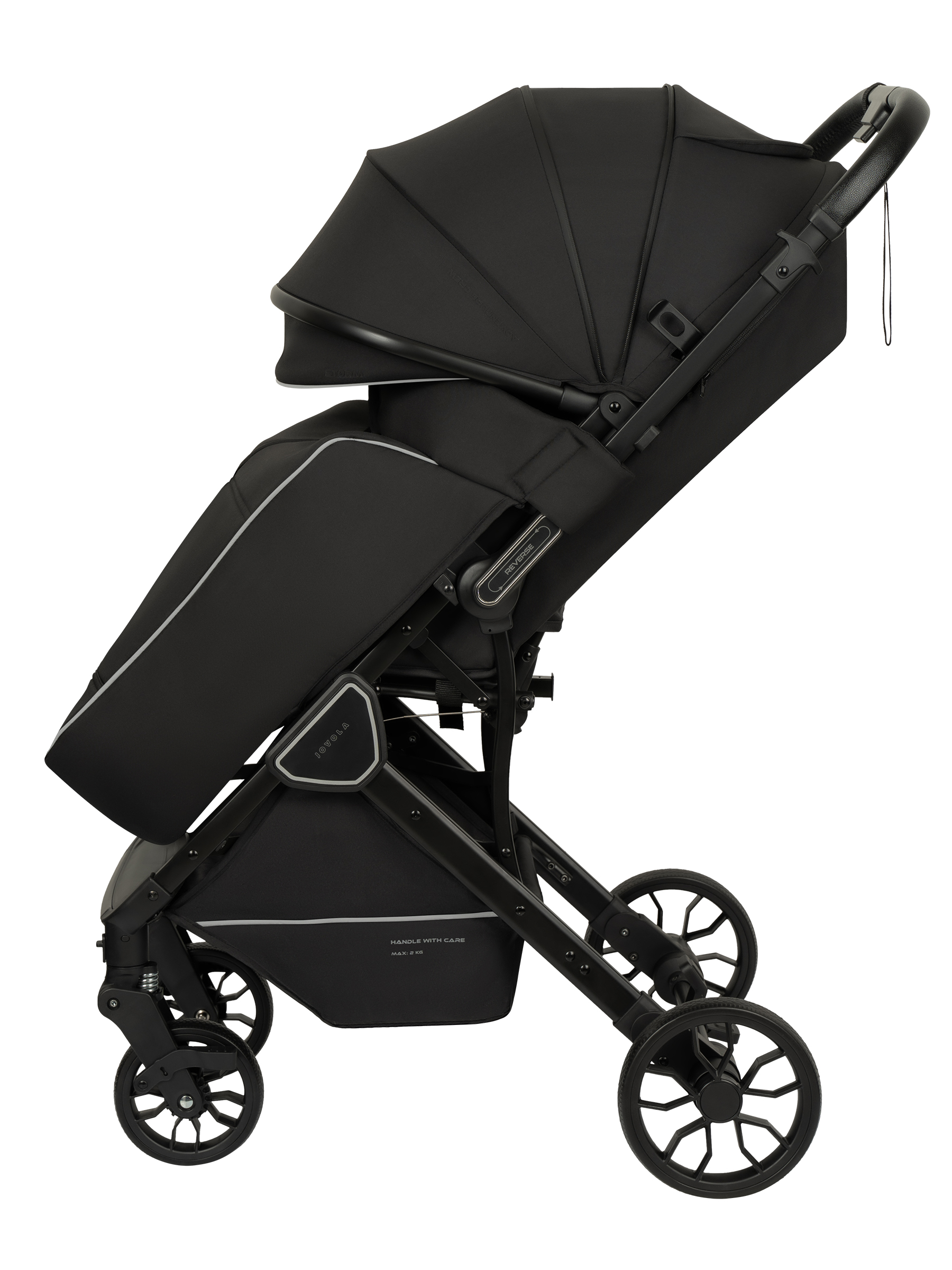 Коляска прогулочная JOVOLA Storm черный - фото 19