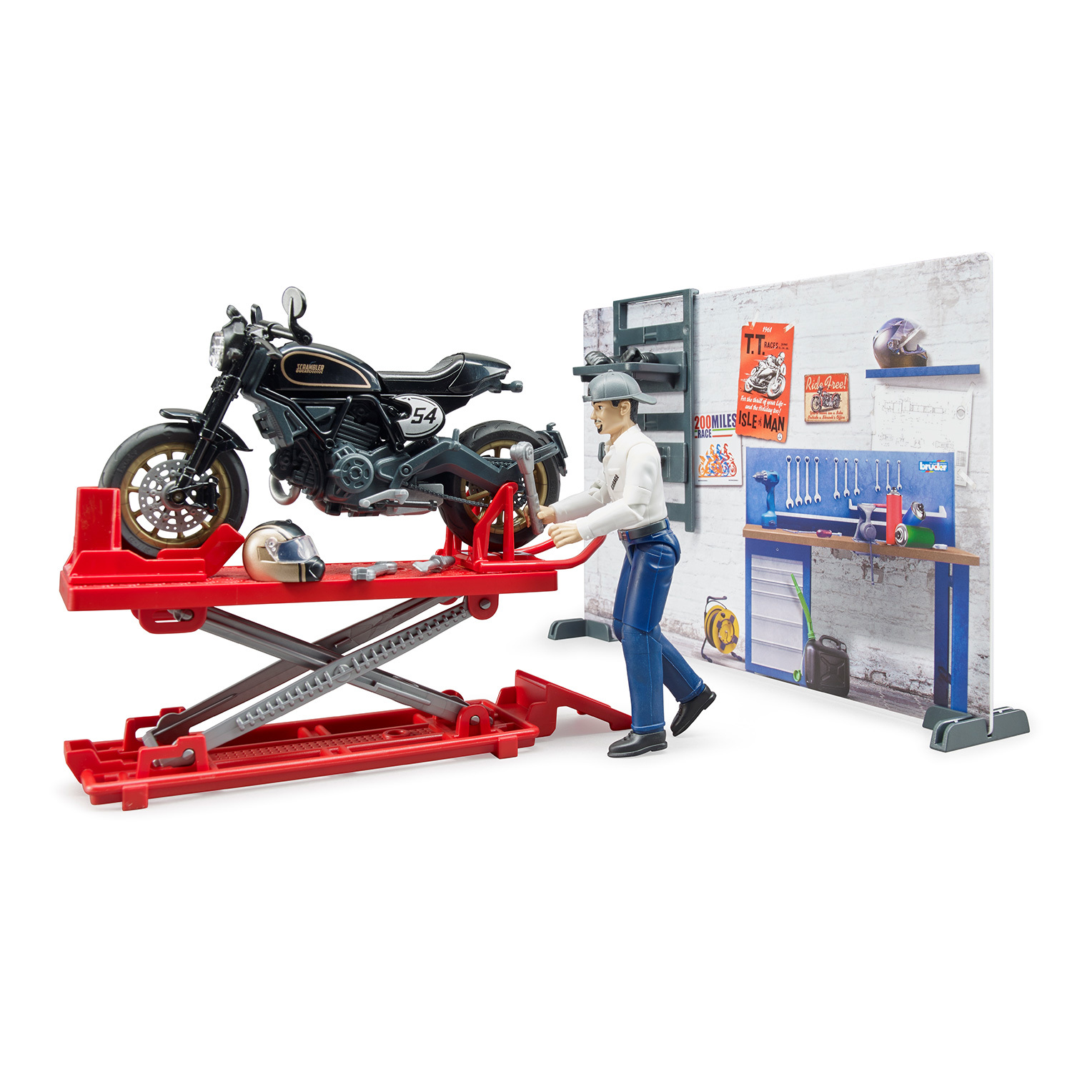 Игровой набор Bruder Ремонтный 62-101 - фото 3