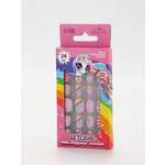 Детские накладные ногти Выбражулька Розовый единорожка