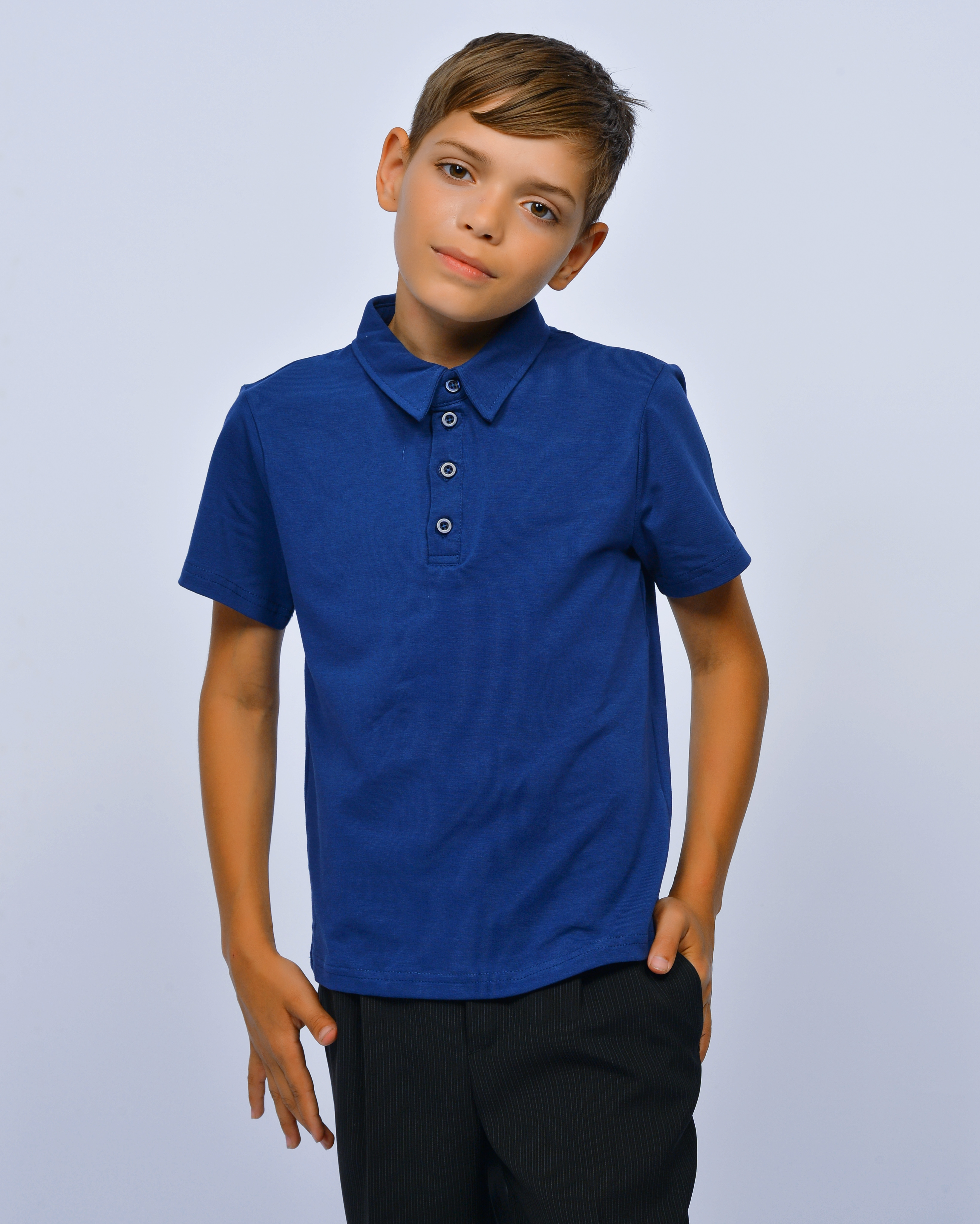 Поло Lets Go 62308_т.синий - фото 5