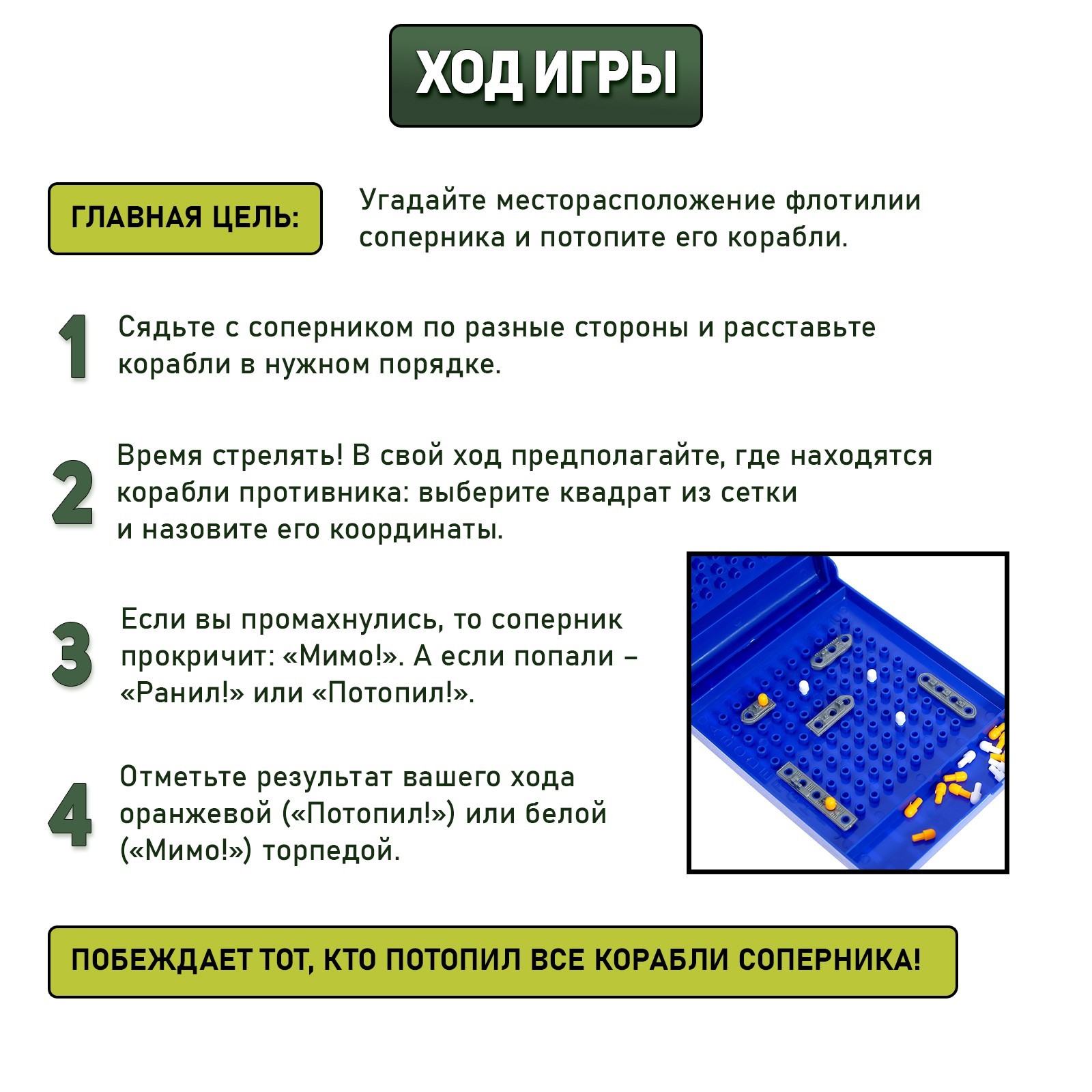 Настольная игра Лас Играс Морской бой - фото 4
