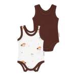 Боди-майка 2 шт Эскимо