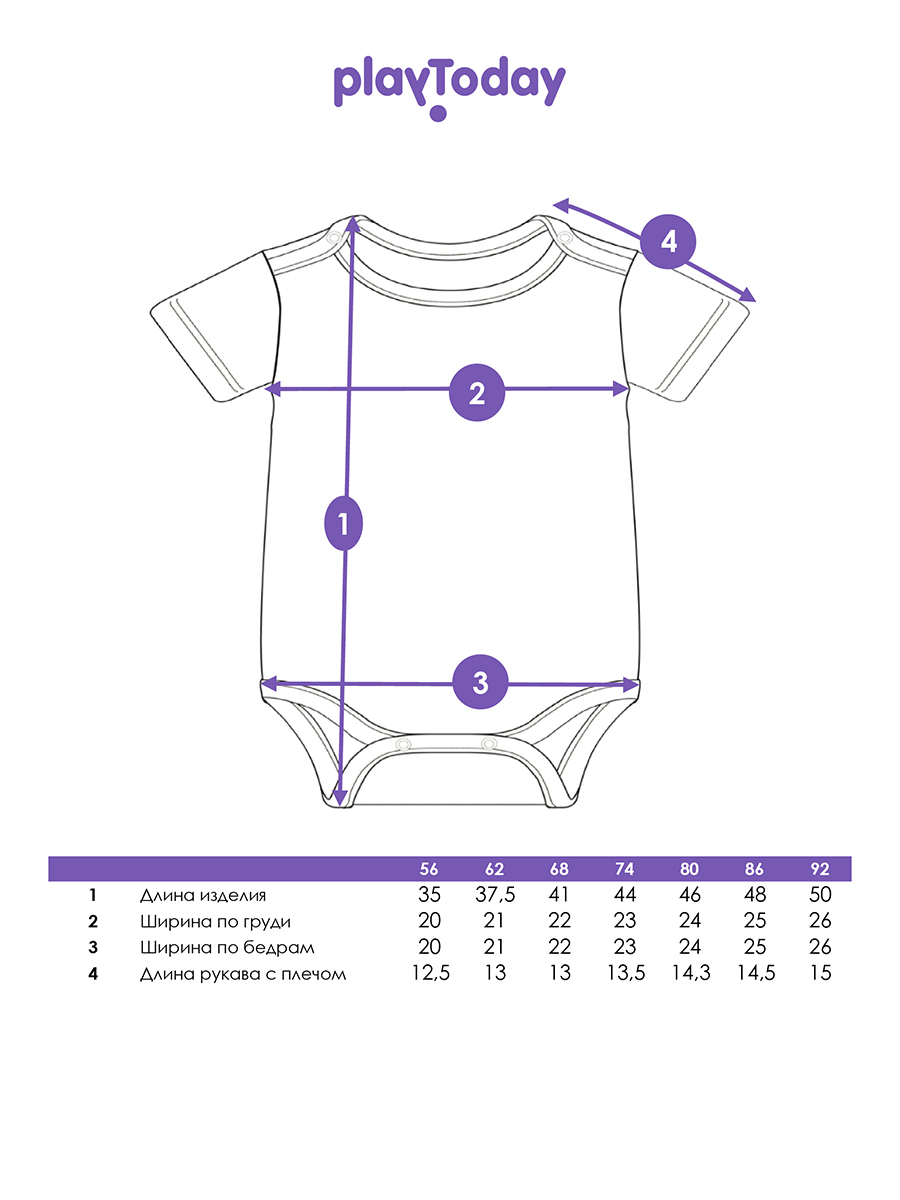 Боди 3 шт 12624017 - фото 5