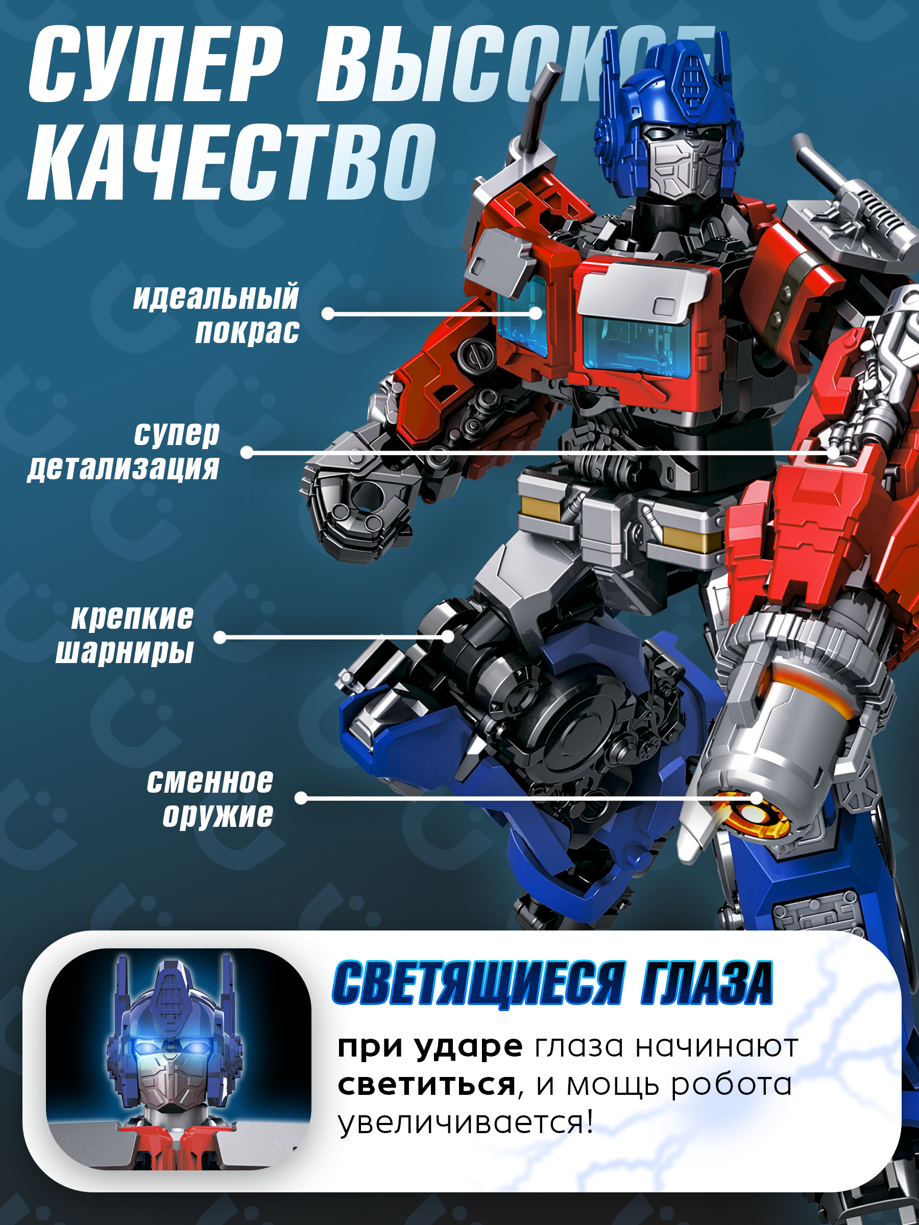 Фигурка BAZUMI Оптимус прайм - фото 4