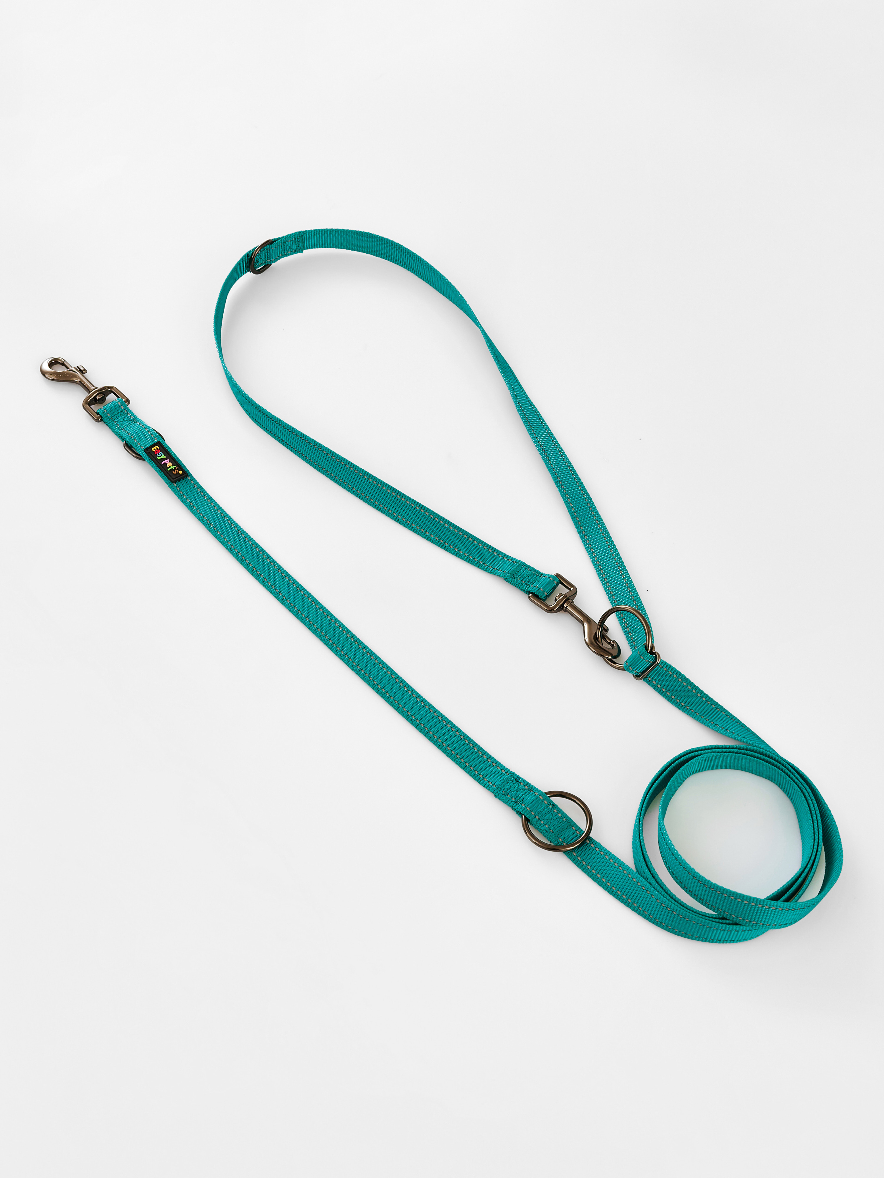 Поводок перестежка для собак Easy Pets 324 цвет Зеленый р-р M 2см 300см - фото 12