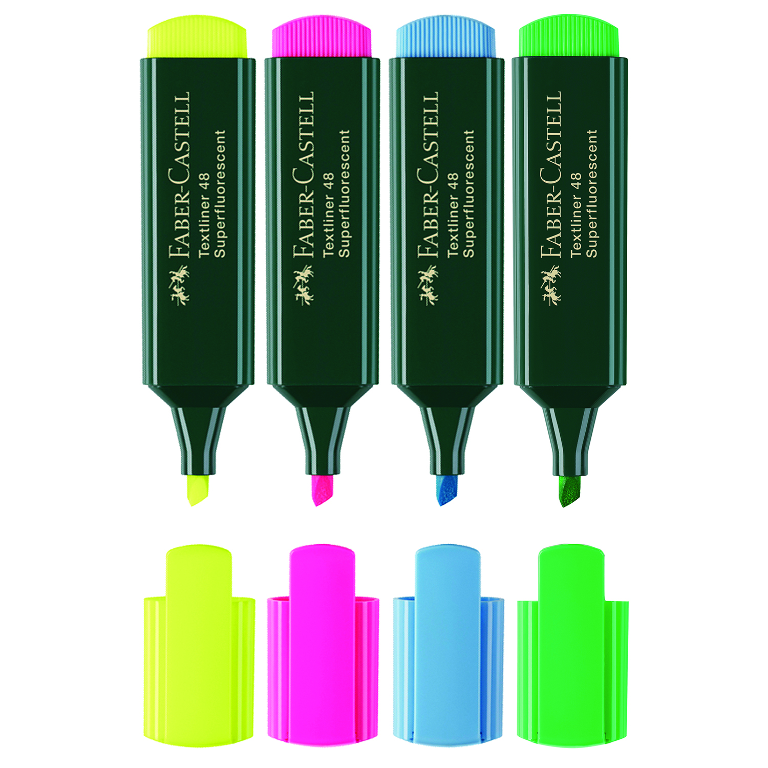 Текстовыделители Faber Castell 4 цв. - фото 2