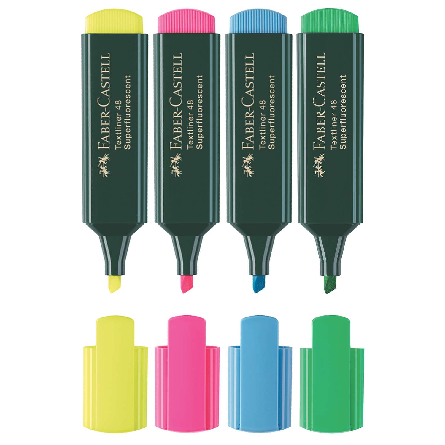 Текстовыделители Faber Castell 4 цв. - фото 2