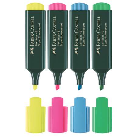 Текстовыделители Faber Castell 4 цв.