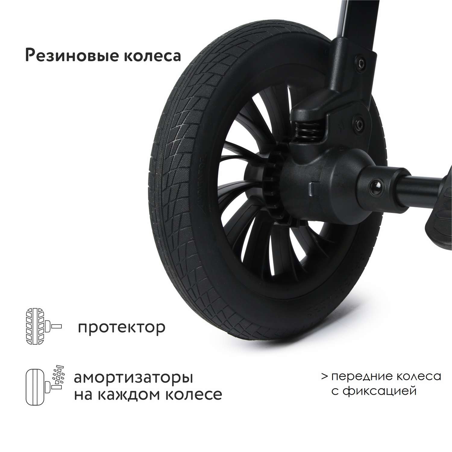 Коляска 2в1 Babyton Sandy Mint - фото 3