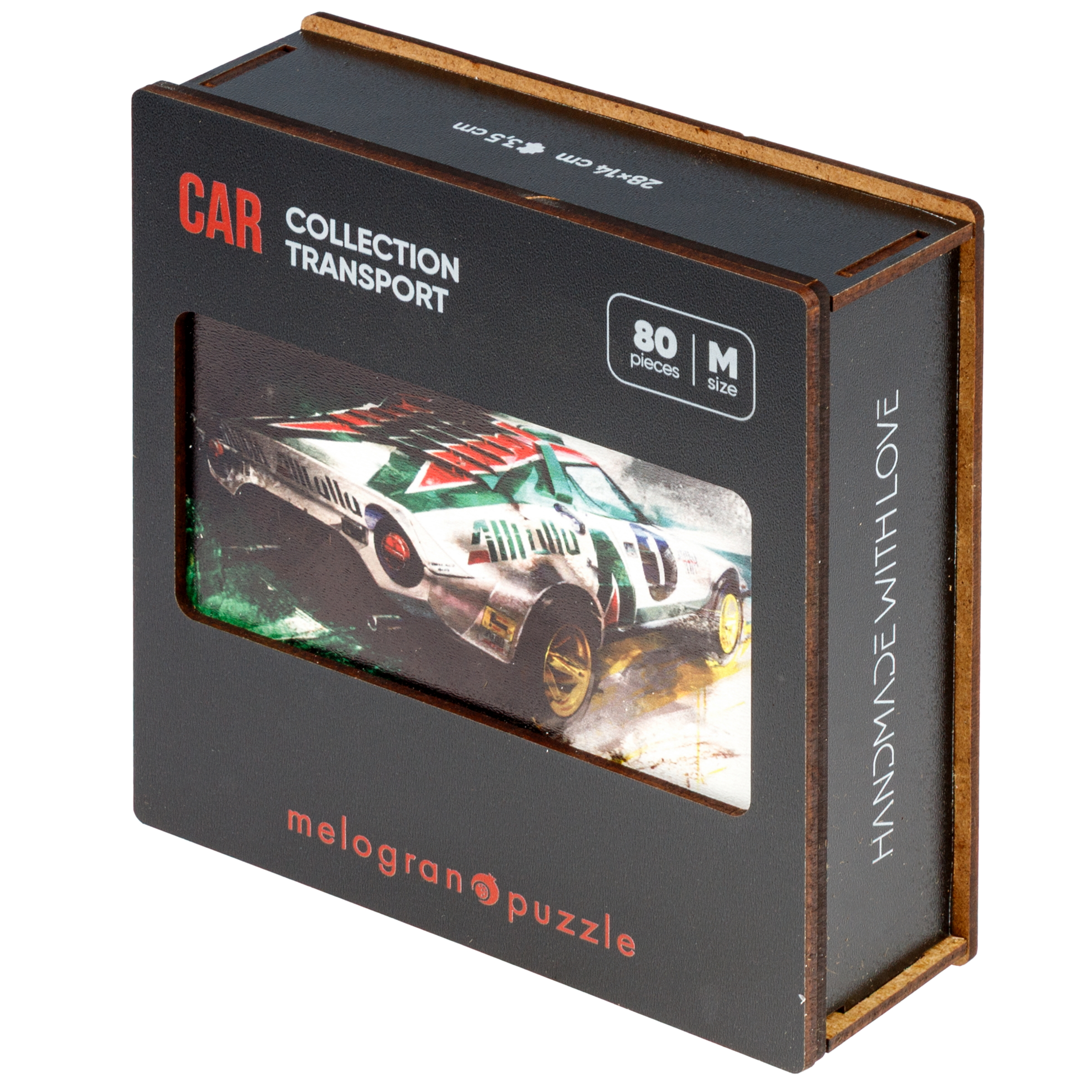 Пазл 1TOY Гоночный автомобиль белый деревянный - фото 15