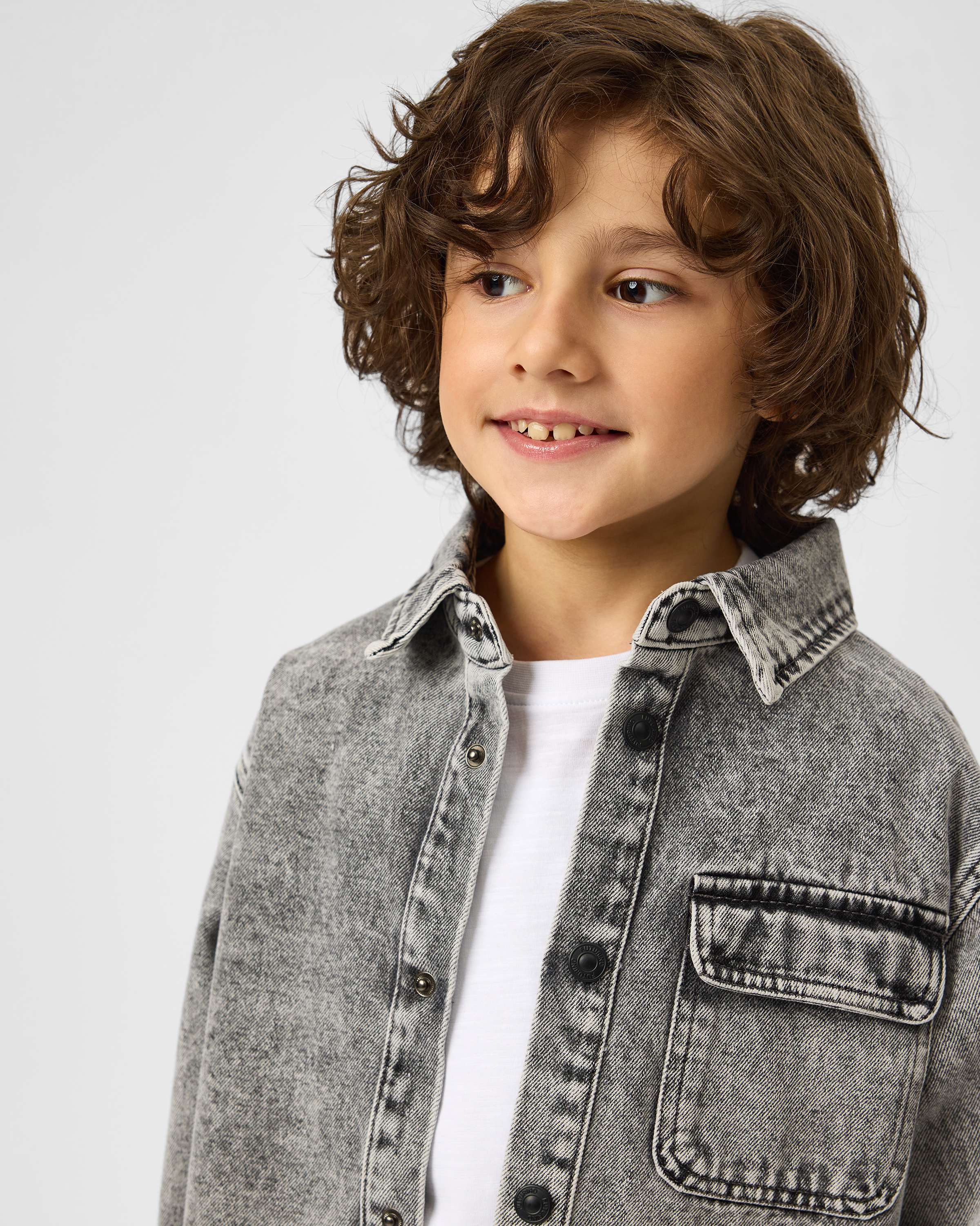 Джинсовая рубашка Futurino S26FU1-B366kb-GG - фото 7