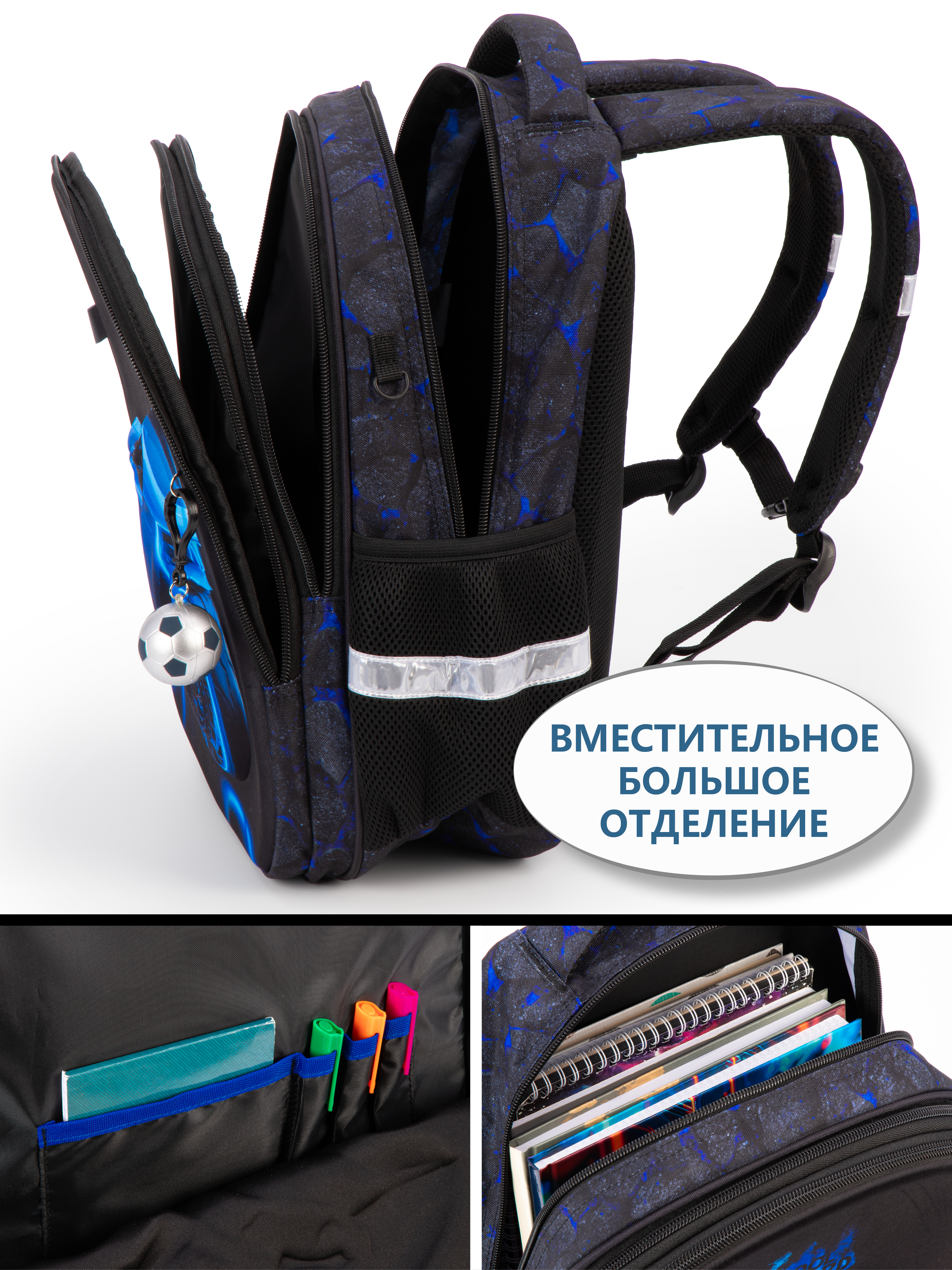 Рюкзак School Standard школьный для мальчика 8в1 - фото 6