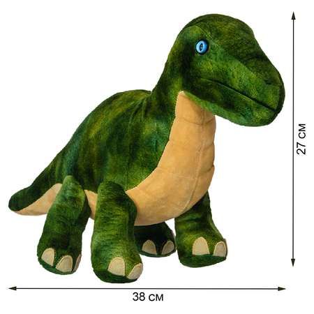 Мягкая игрушка All About Nature динозавр Бронтозавр 50 см