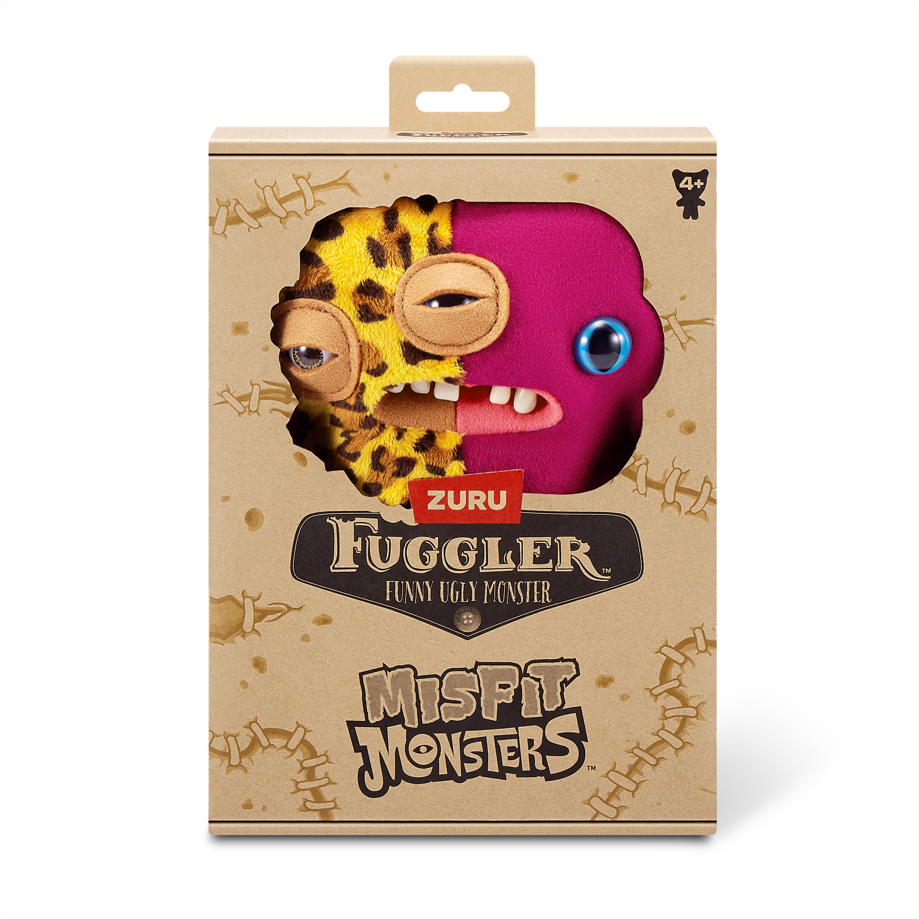 Мягкая игрушка FUGGLER Зубастик Половинки 24 см - фото 11