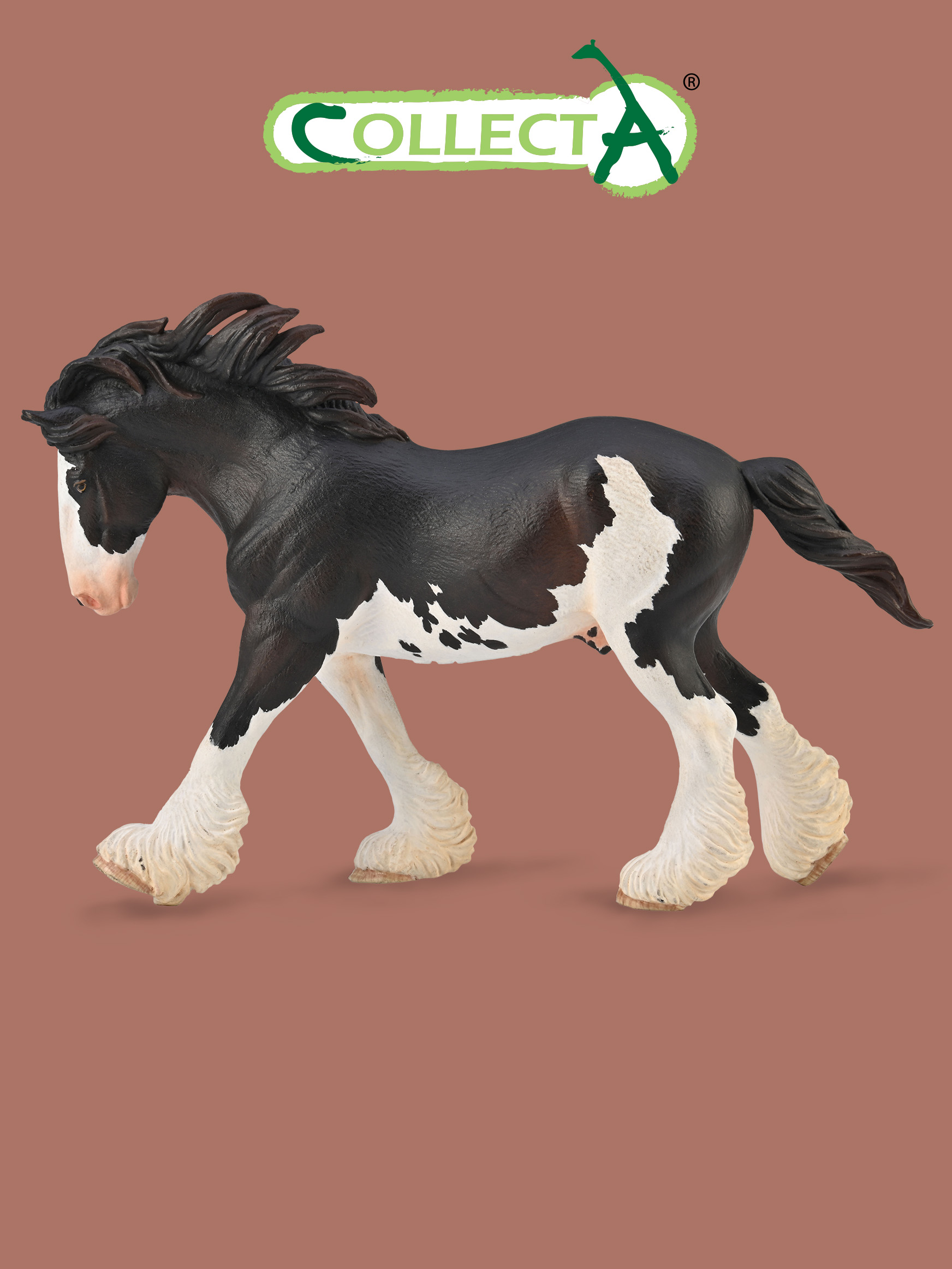 Фигурка Collecta Клайдесдейлский жеребец - фото 1