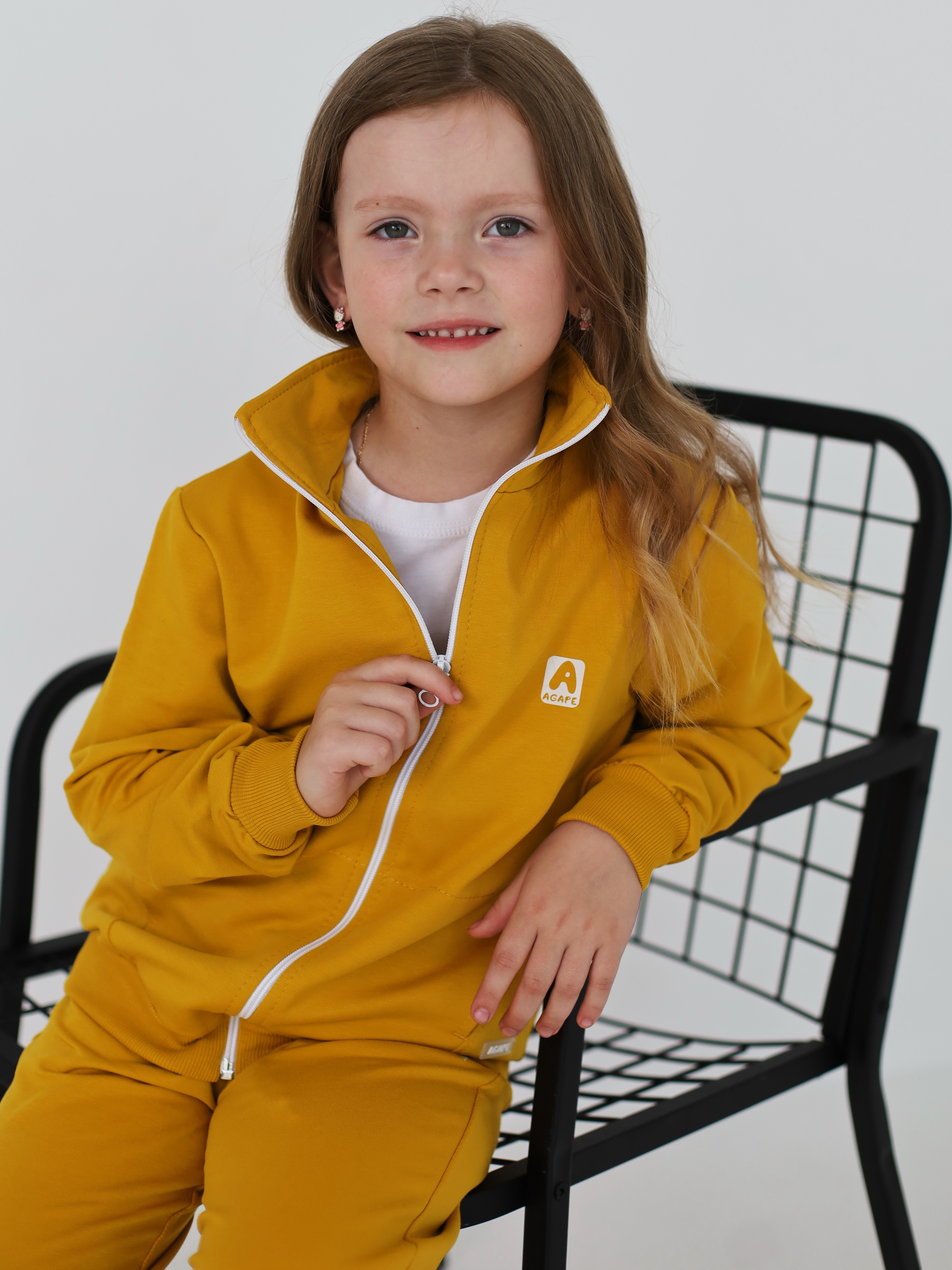 Костюм Агапэ 8015_горчичный - фото 7