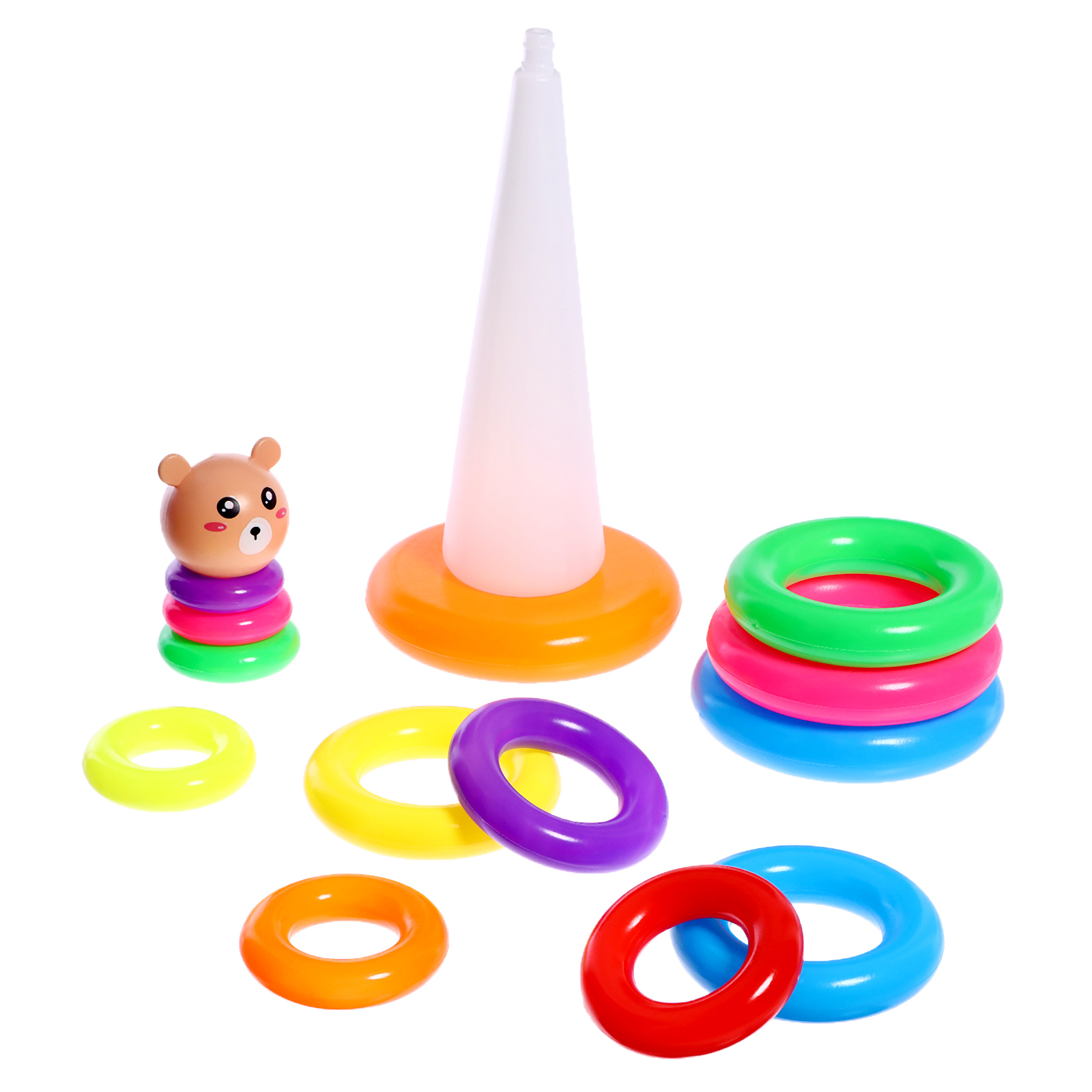 Игрушка Sima-Land пирамидка - фото 3