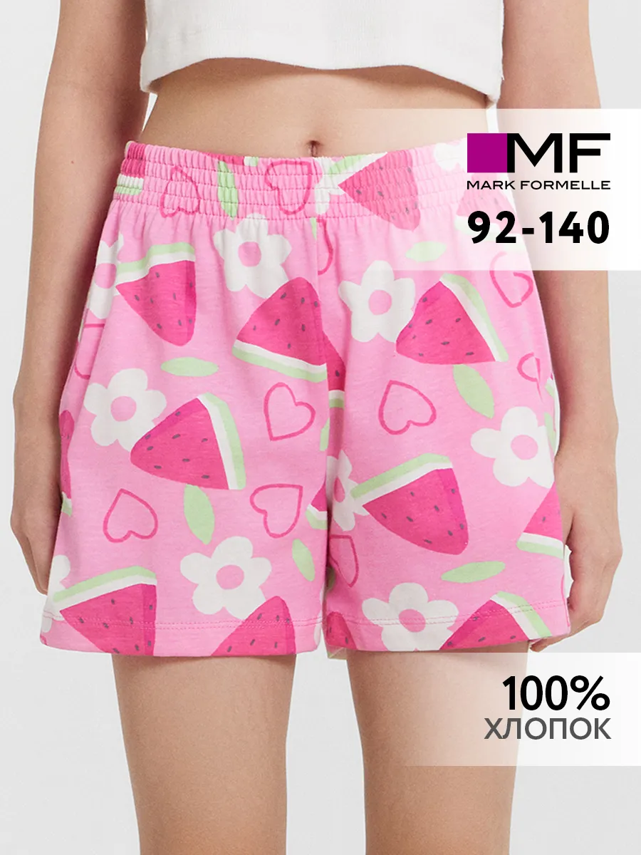 Шорты Mark Formelle (Марк Формэль) 137726/фрукты на розовом саше - фото 2