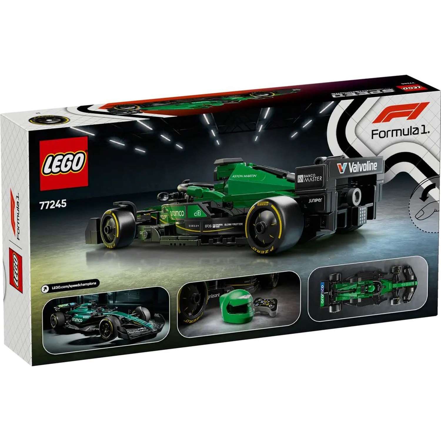 Конструктор LEGO Speed Champions Астон Мартин Арамко АМР24 блочный - фото 6