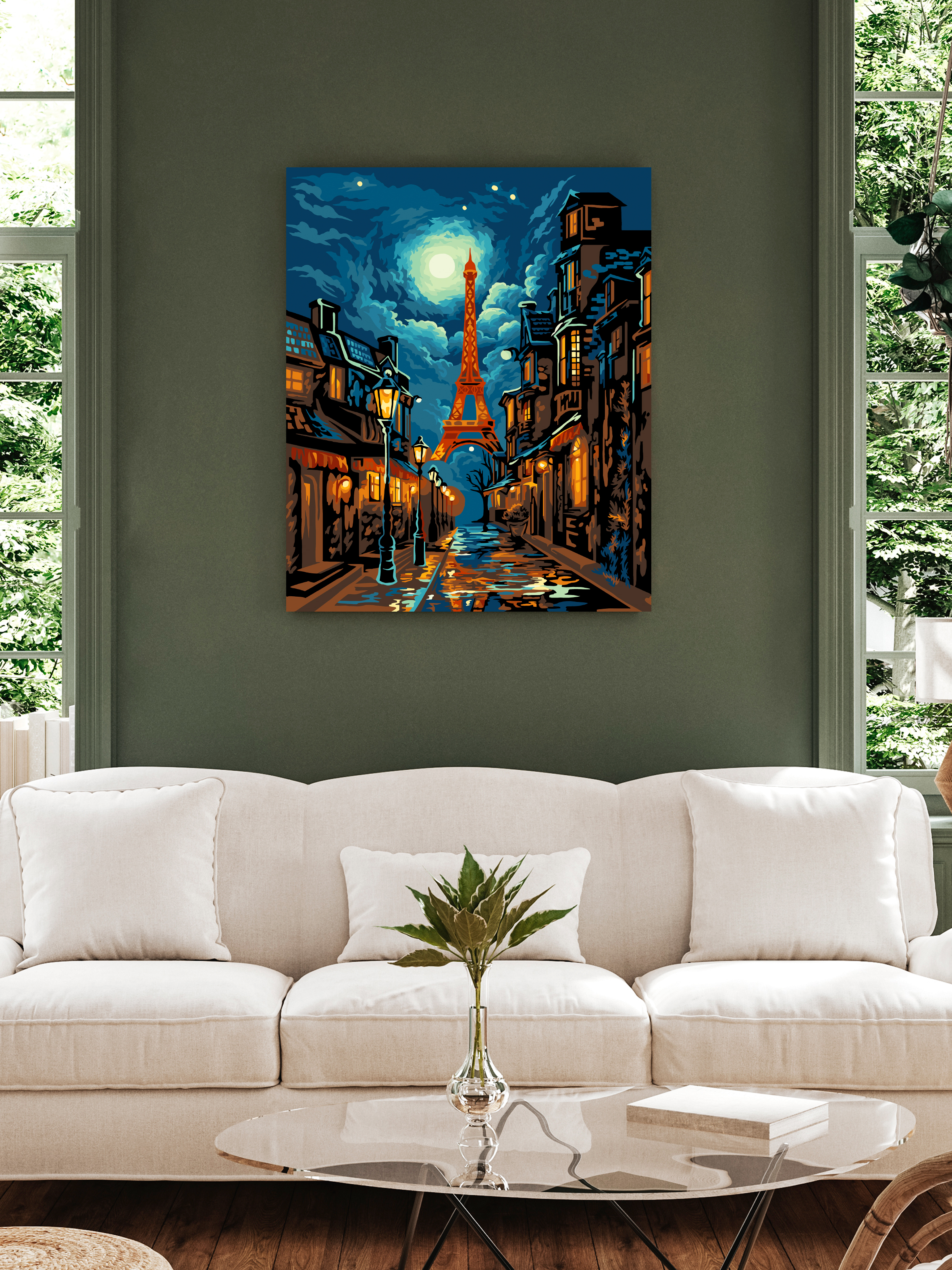 Картина по номерам Art sensation Огни Парижа в ассортименте - фото 3