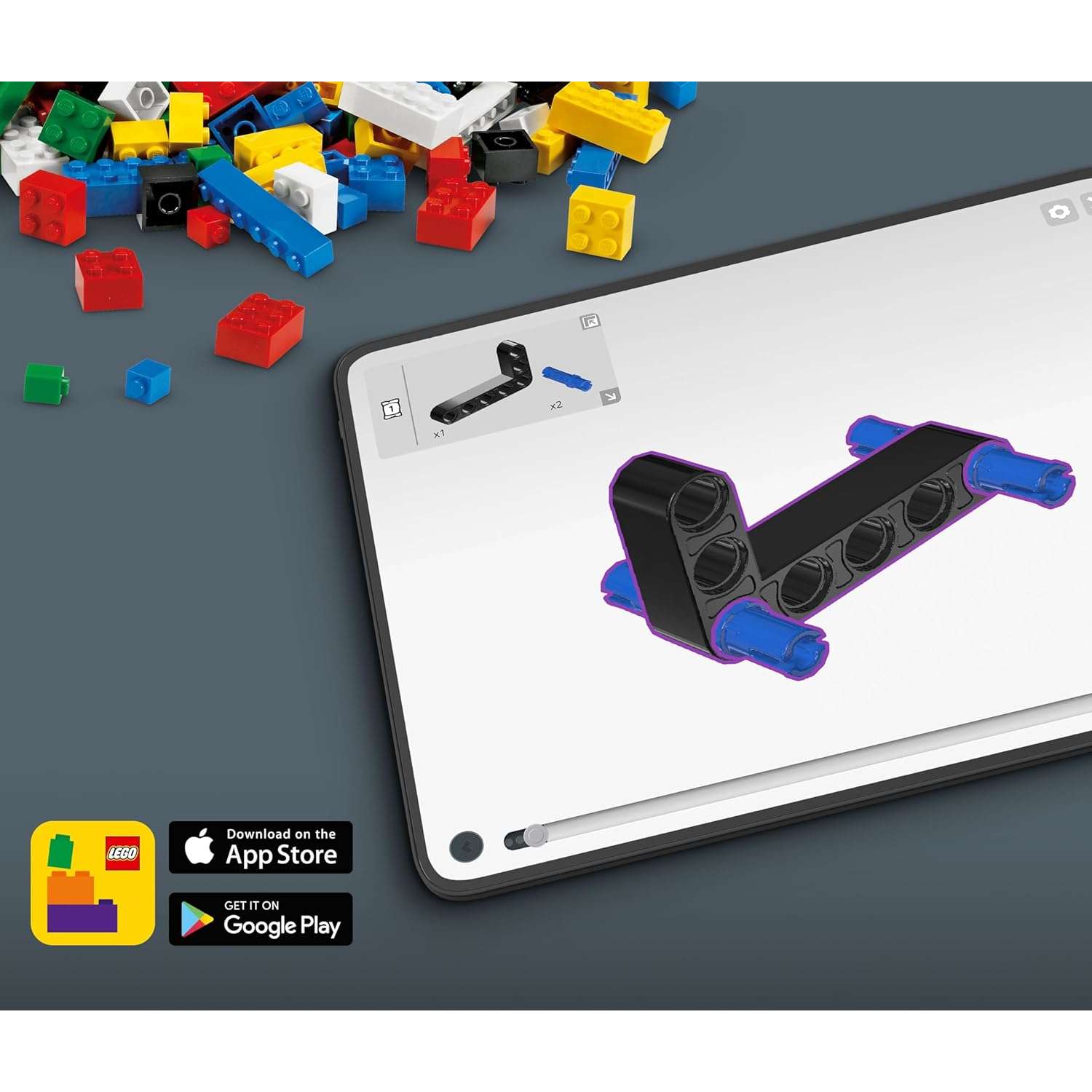 Конструктор LEGO Technic Земля и Луна на орбите 526 дет. - фото 12