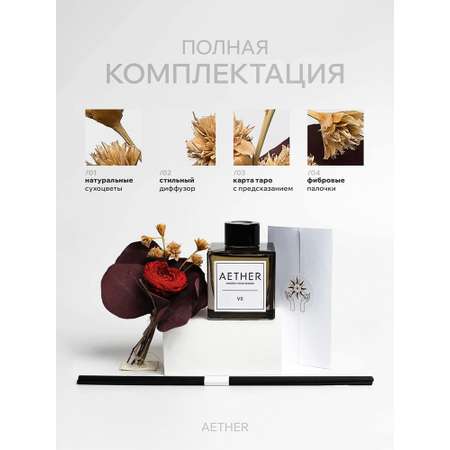 Диффузор с сухоцветами в Премиум тубусе Accents Mousse d’Ambre