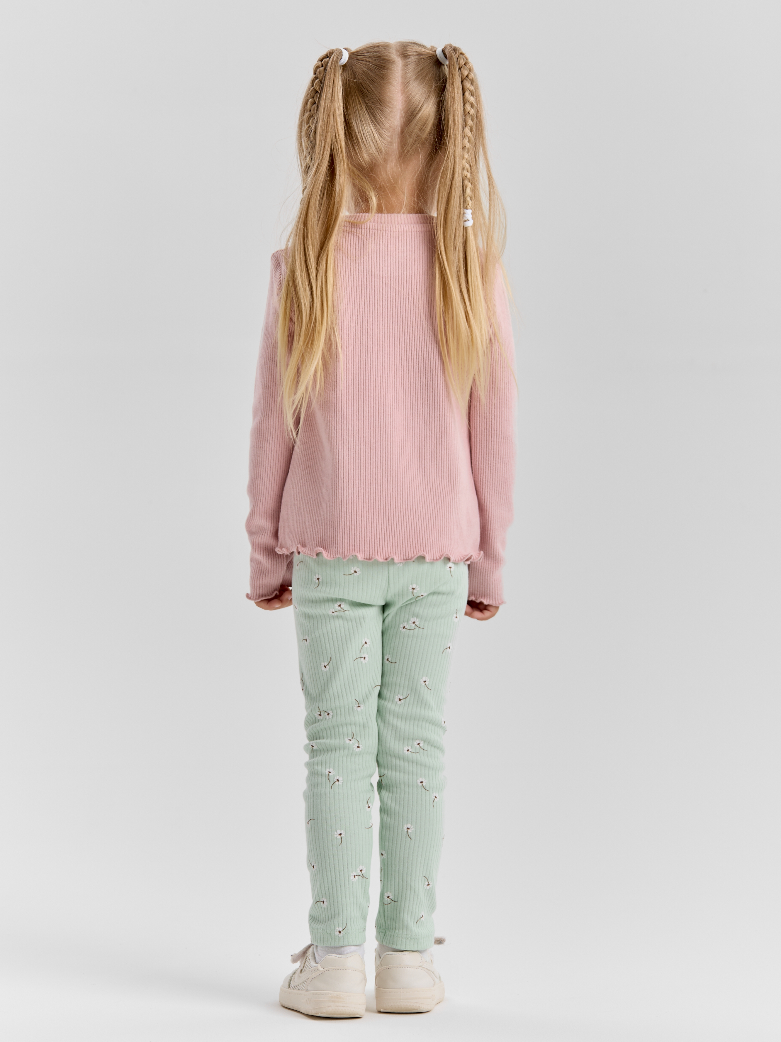 Леггинсы LEVA легинсы для девочки_кофе_нефрит - фото 3