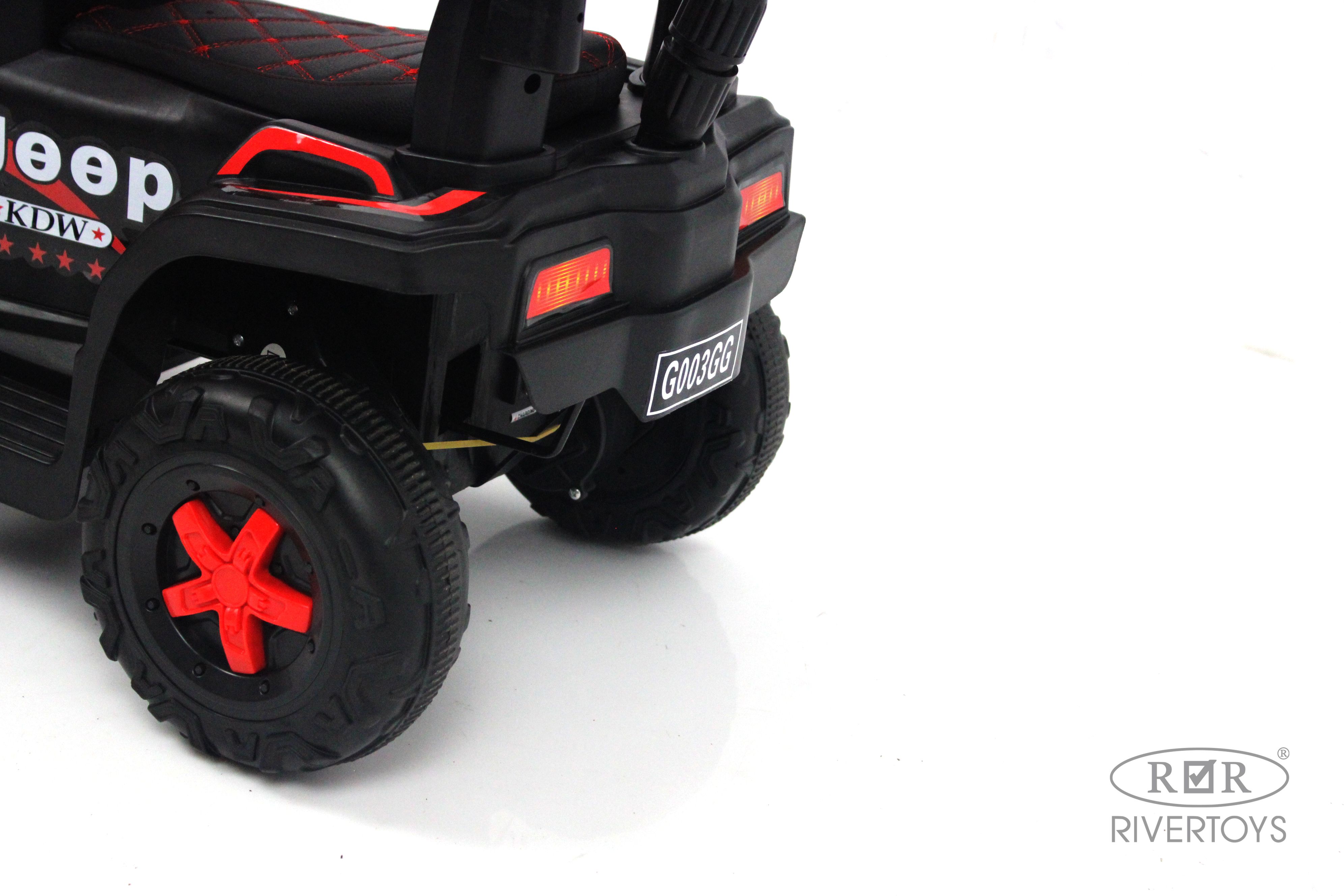 Электромобиль RIVERTOYS G003GG-RED С пультом ДУ - фото 12