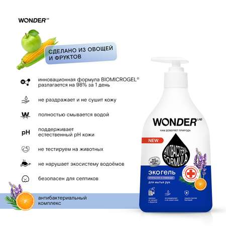 Мыло жидкое WONDER Lab 540 мл