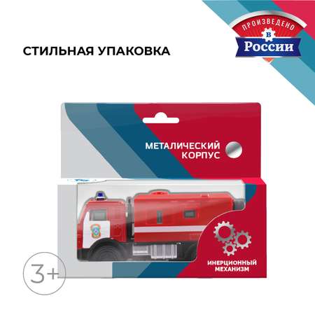 Пожарная машина . КАМАЗ Камаз/Kamaz 1:34 красный в ассортименте