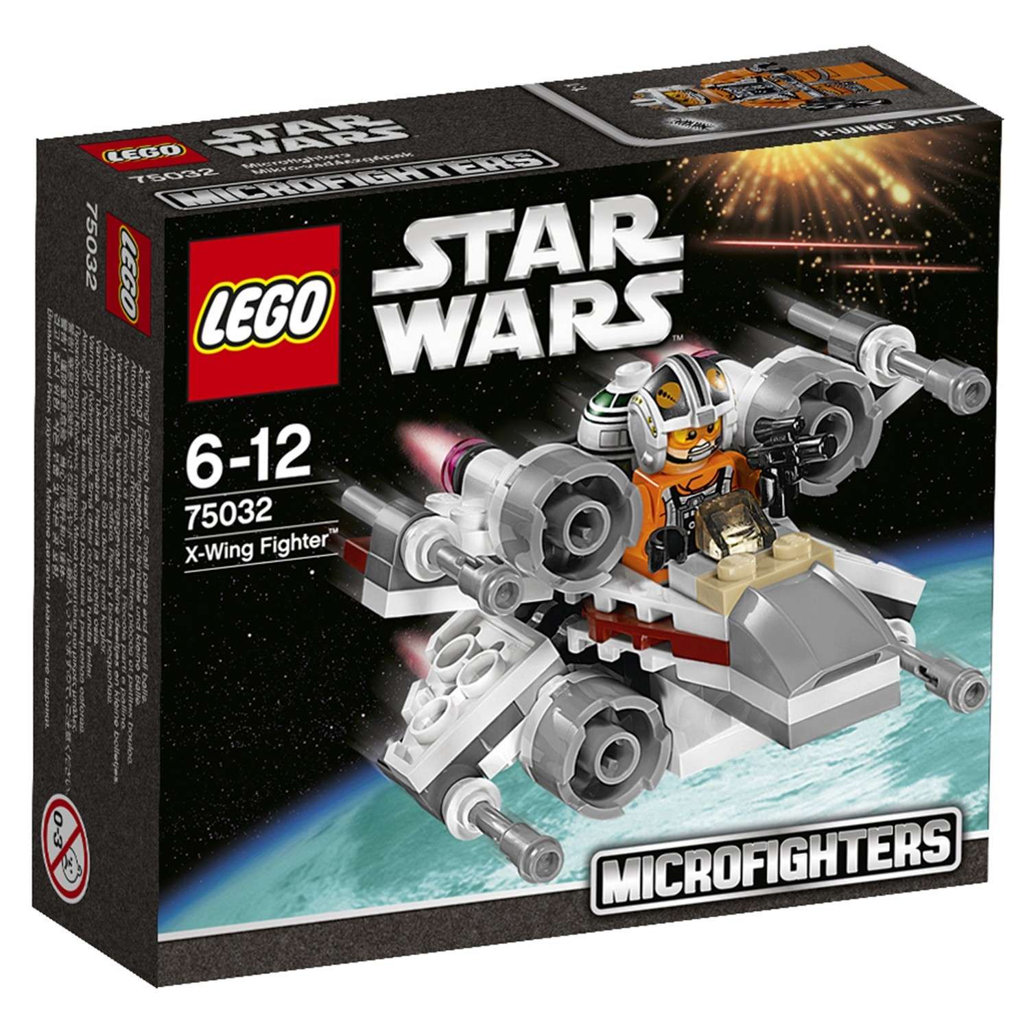 Конструктор LEGO Star Wars Истребитель X-wing блочный - фото 2