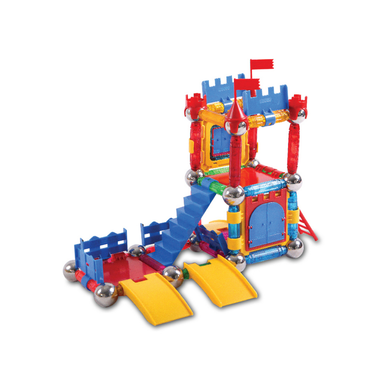 Конструктор MagKinder X-Bar Castle магнитный 66 дет. - фото 3