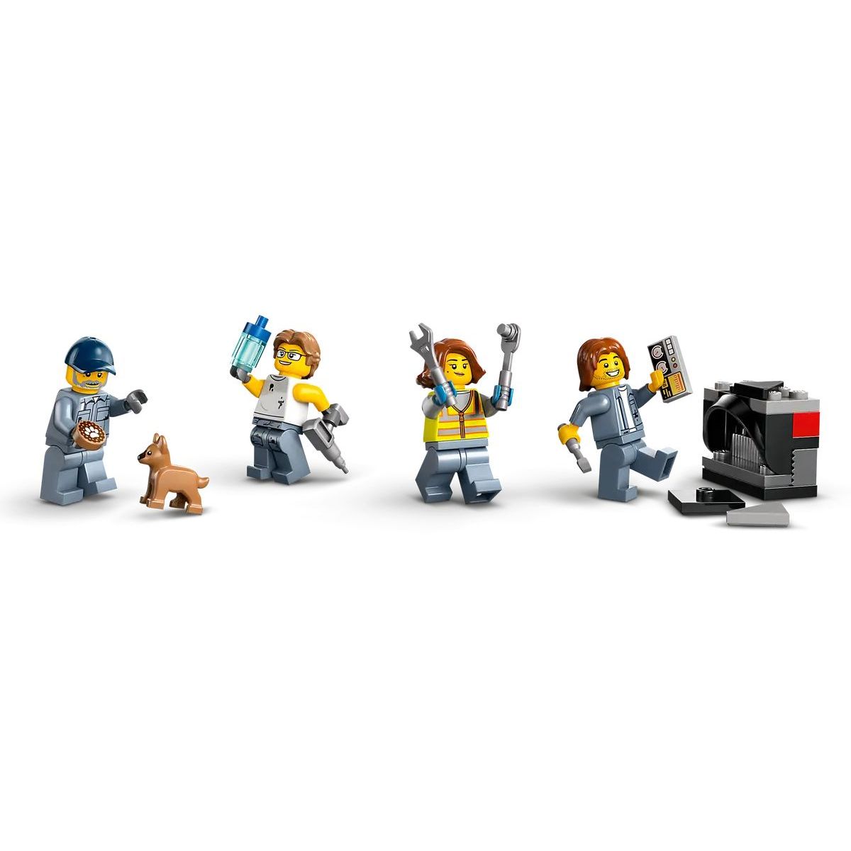 Конструктор LEGO City Свалка с машинами блочный - фото 6