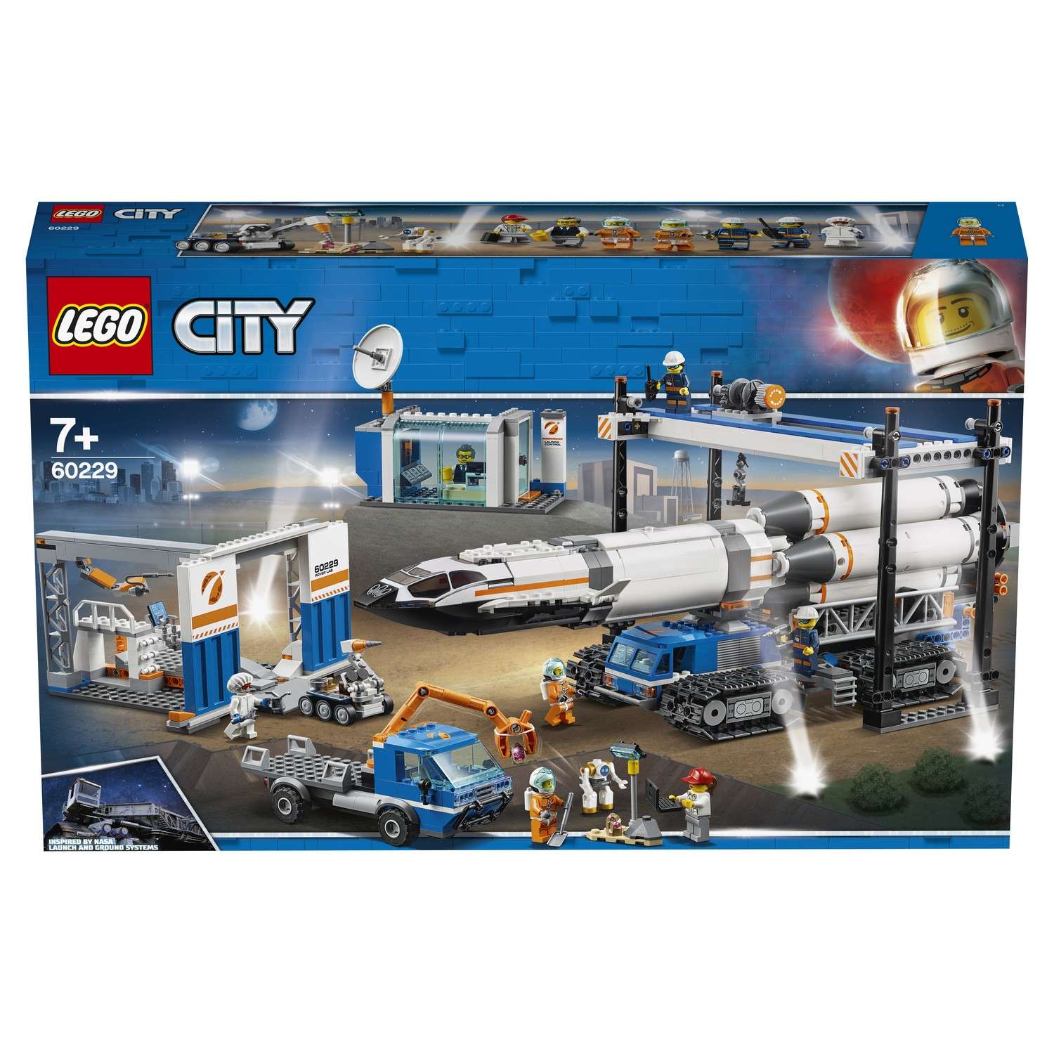 Конструктор LEGO City Space Port Площадка блочный - фото 2
