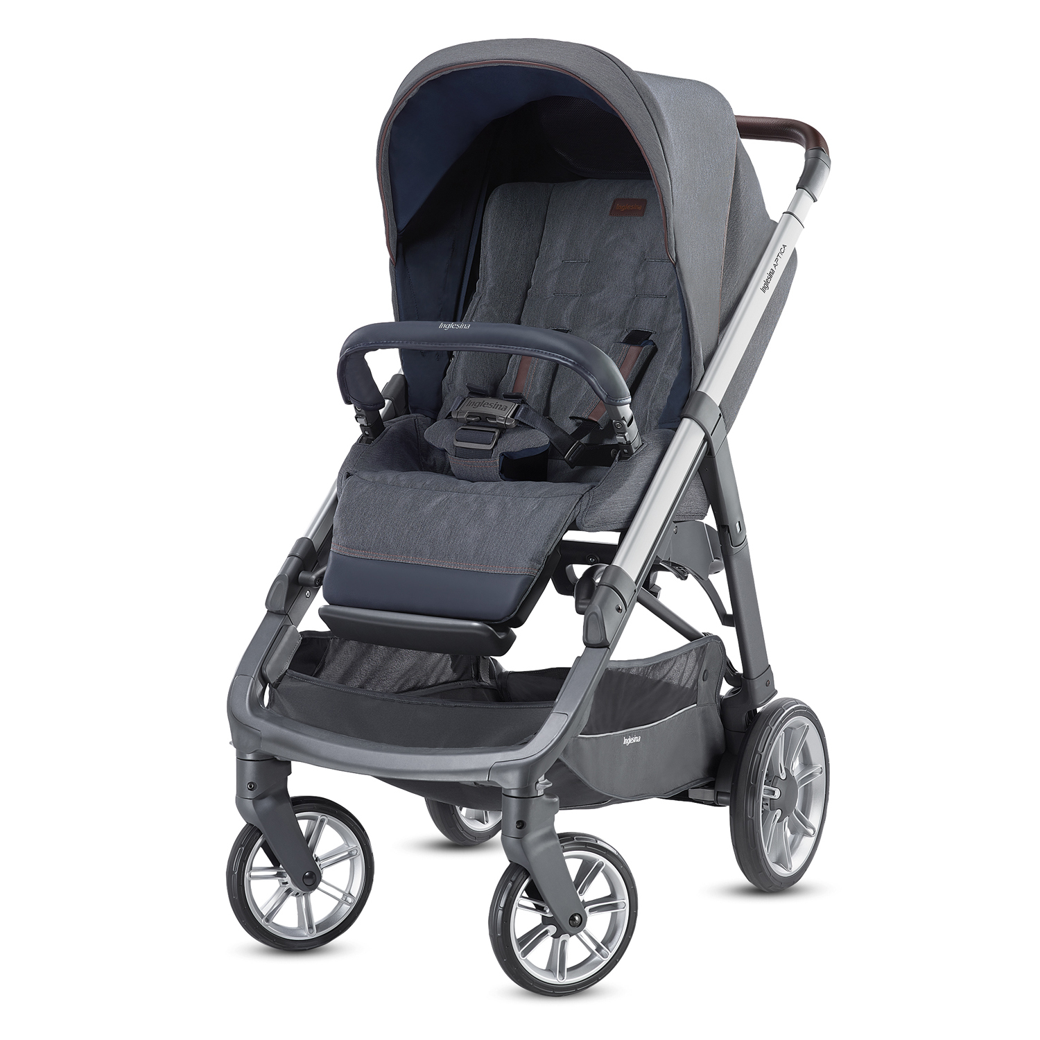 Коляска 4в1 Inglesina серый - фото 5