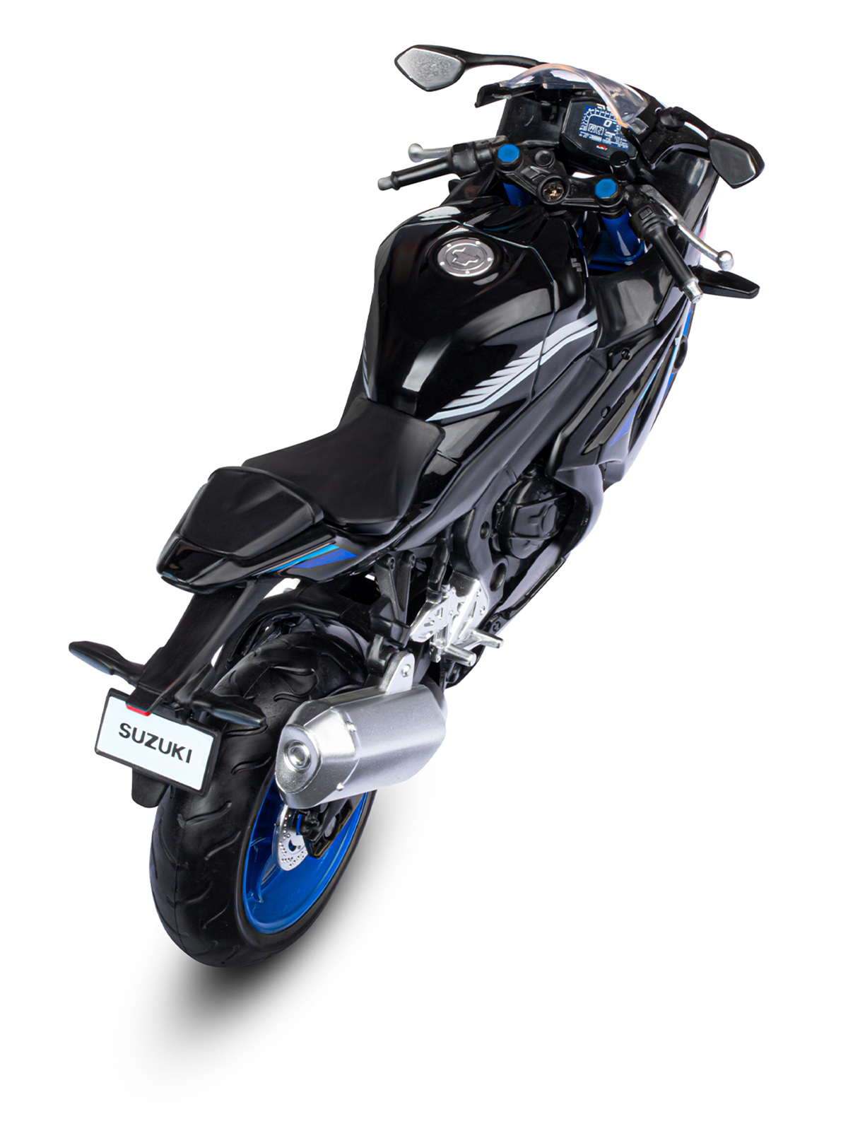 Мотоцикл АВТОпанорама Suzuki GSX R1000 1:12 JB1251572 - фото 19